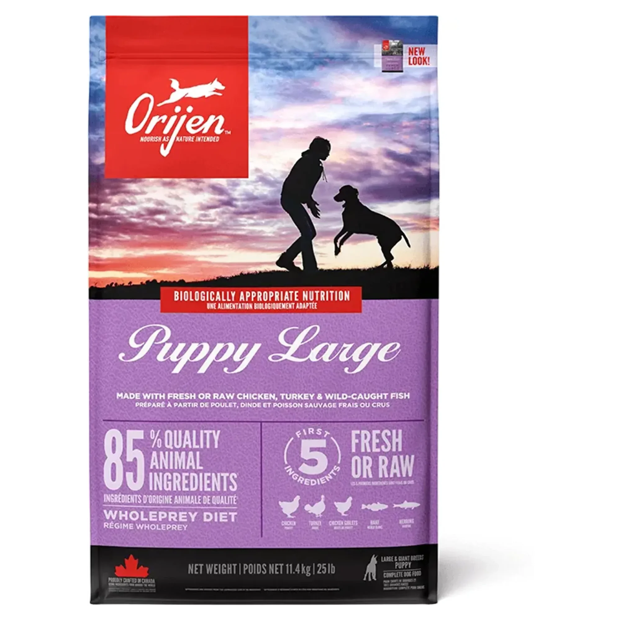 Orijen Tahılsız Büyük Irk Yavru Köpek Maması 11.4 KG