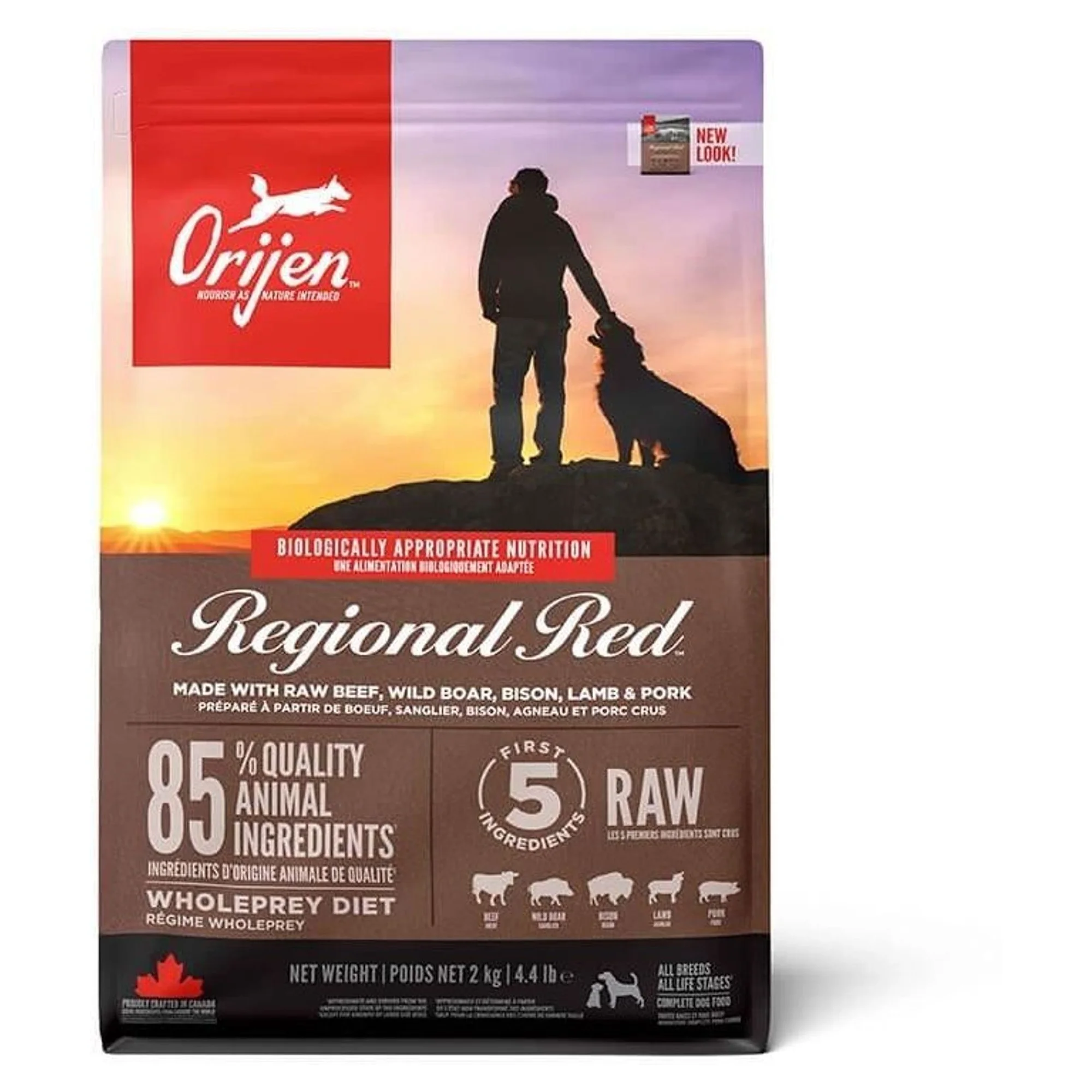 Orijen Regional Red Tahılsız Yetişkin Köpek Maması 2 KG