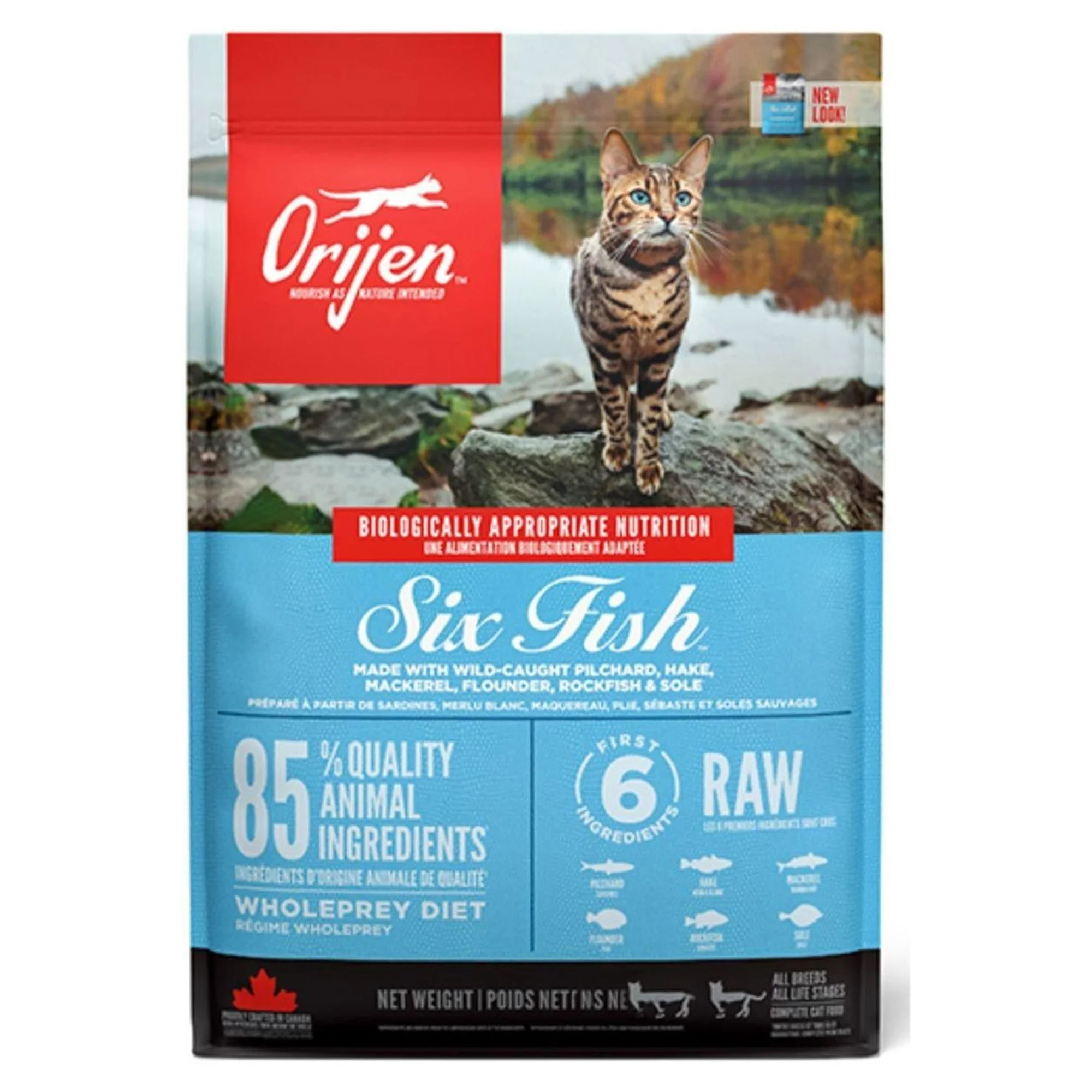 Orijen Six Fish Yetişkin Kedi Maması 5.4 KG
