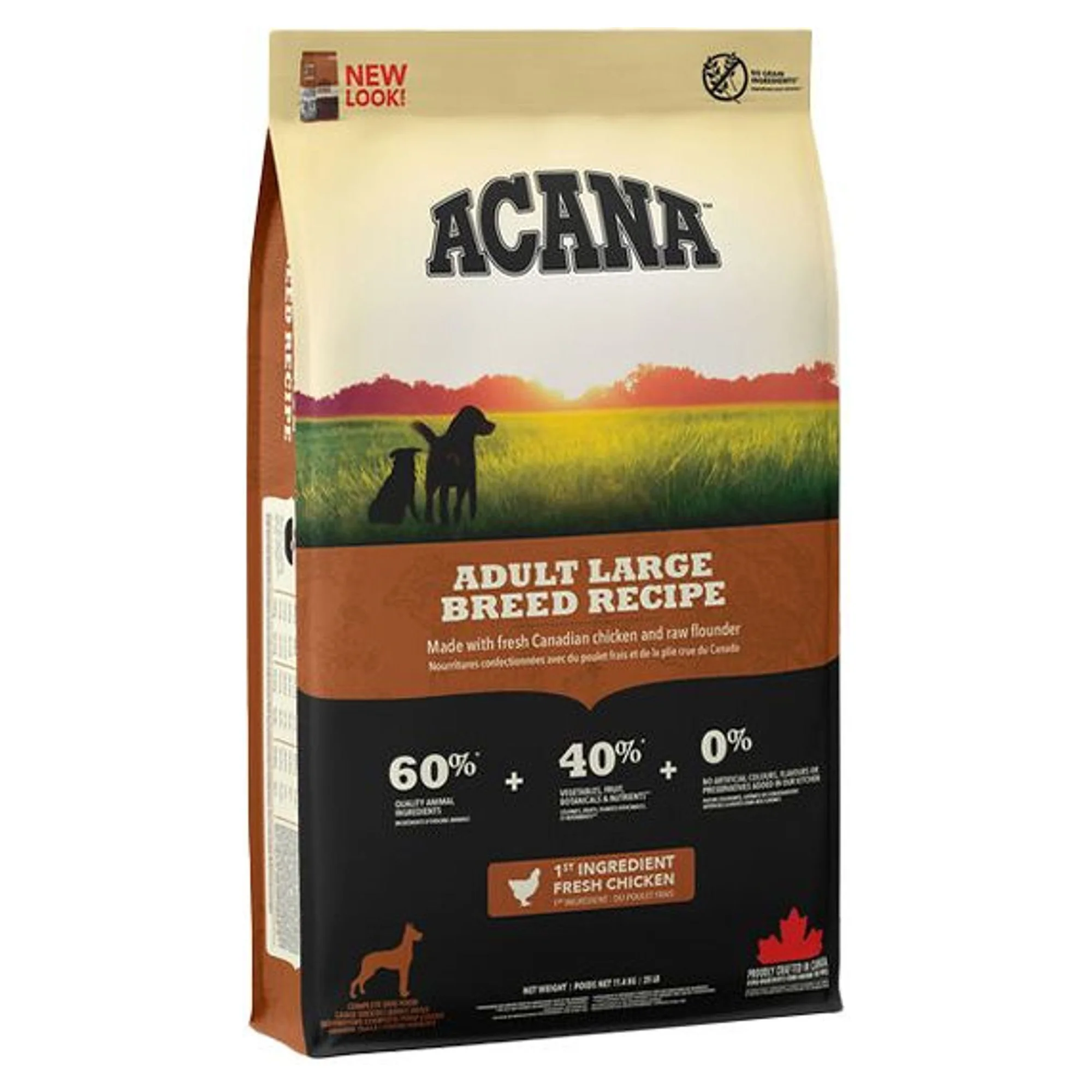 Acana Heritage Large Breed Büyük Irk Tahılsız Yetişkin Köpek Maması 11.4 KG