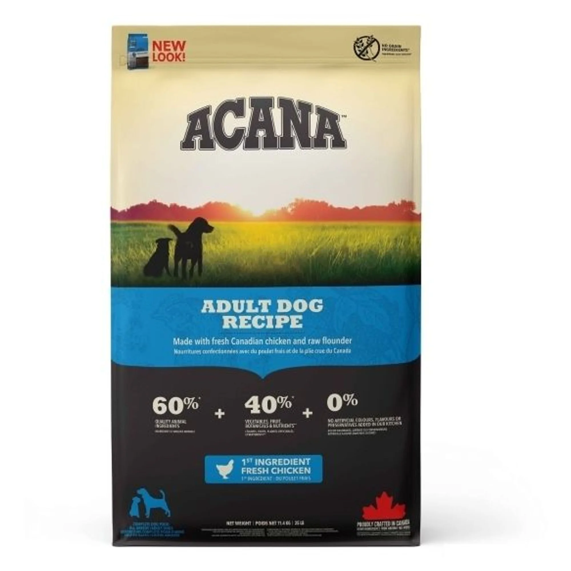 Acana Heritage Chicken & Greens Tavuklu ve Balıklı Yetişkin Köpek Maması 11.4 KG