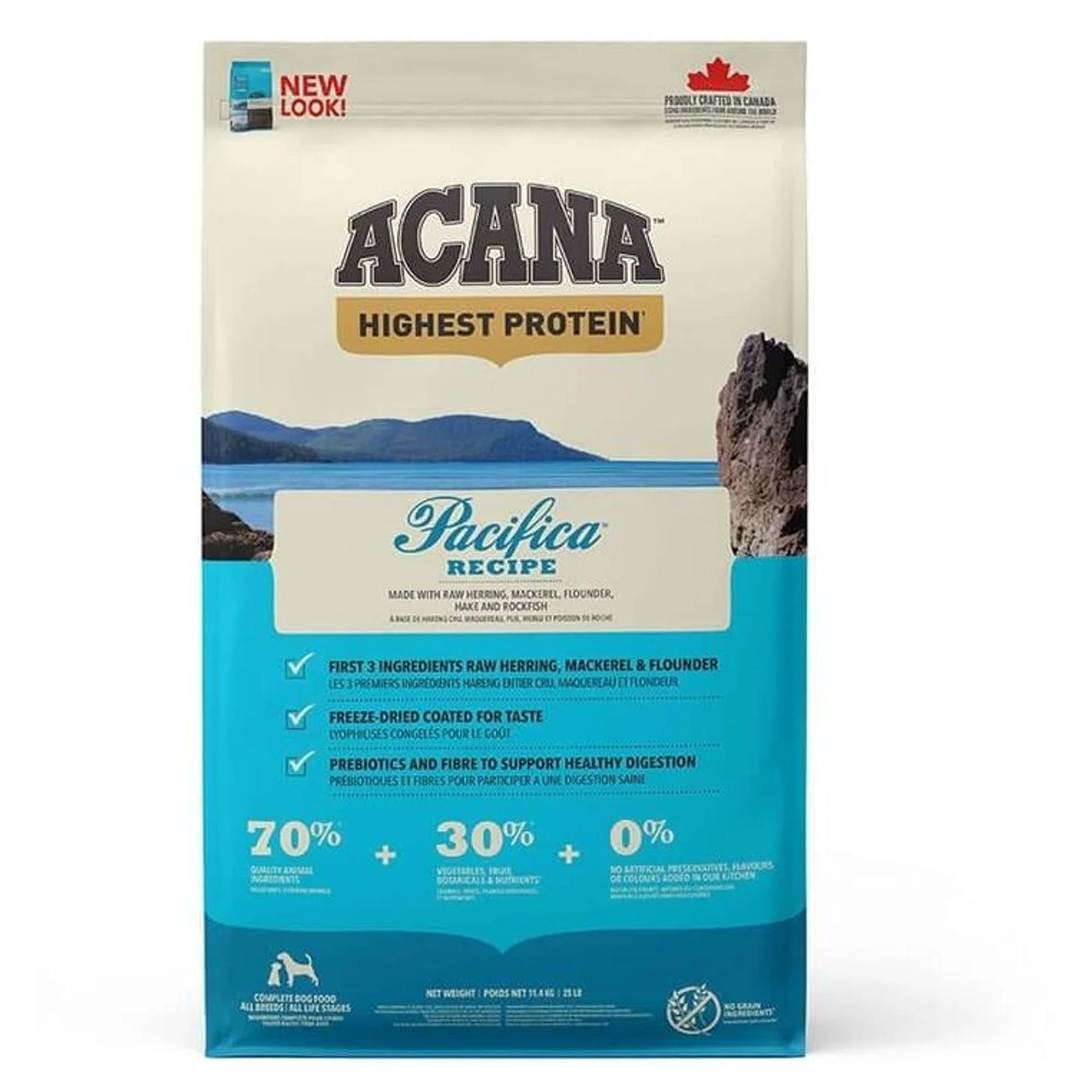 Acana Acana Pacifica Balıklı Tahılsız Yetişkin ve Yavru Köpek Maması 11.4 KG