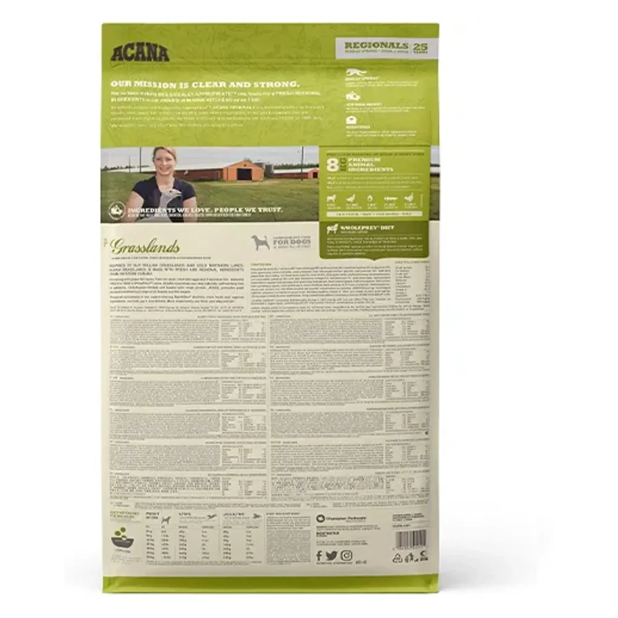 Acana Acana Grasslands Tahılsız Köpek Maması 11.4 KG — Kuru Mama, 11.4 kg — Görsel 2