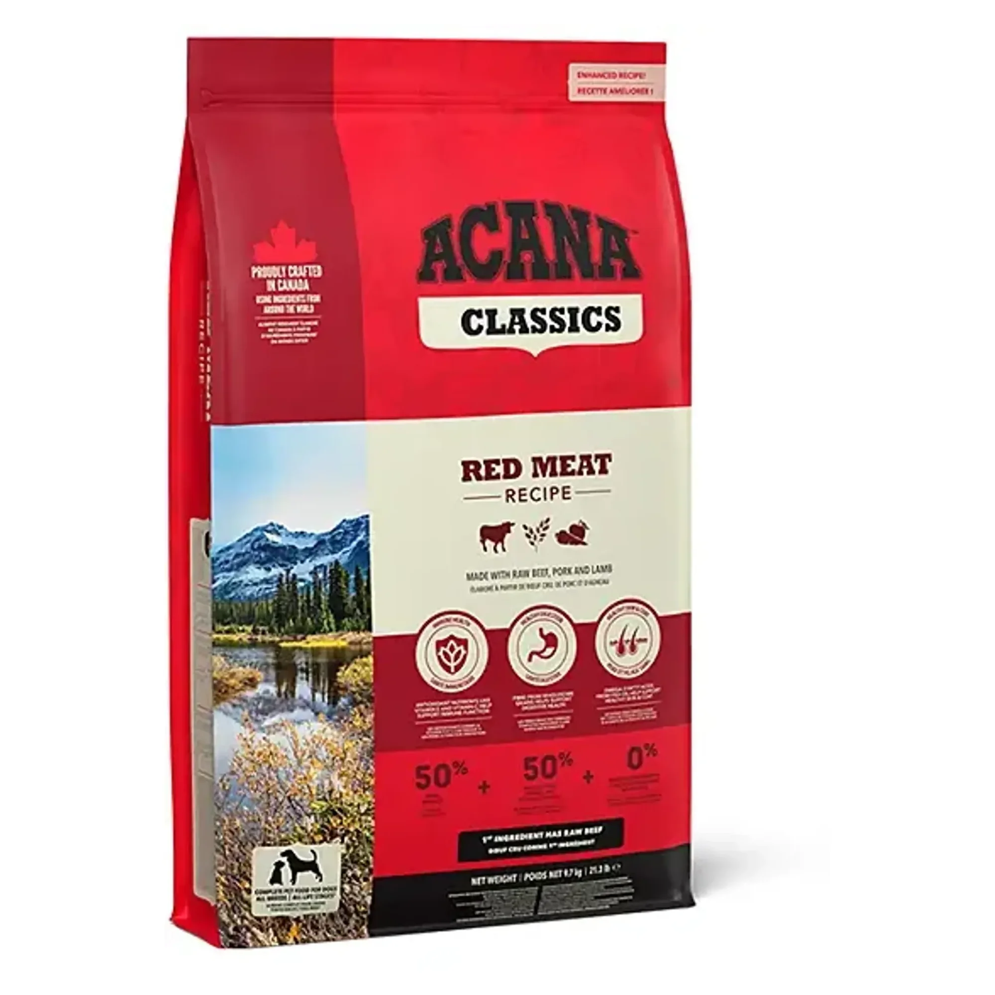 Acana Classics Red Kuzulu ve Sığırlı Düşük Tahıllı Köpek Maması 14.5 KG