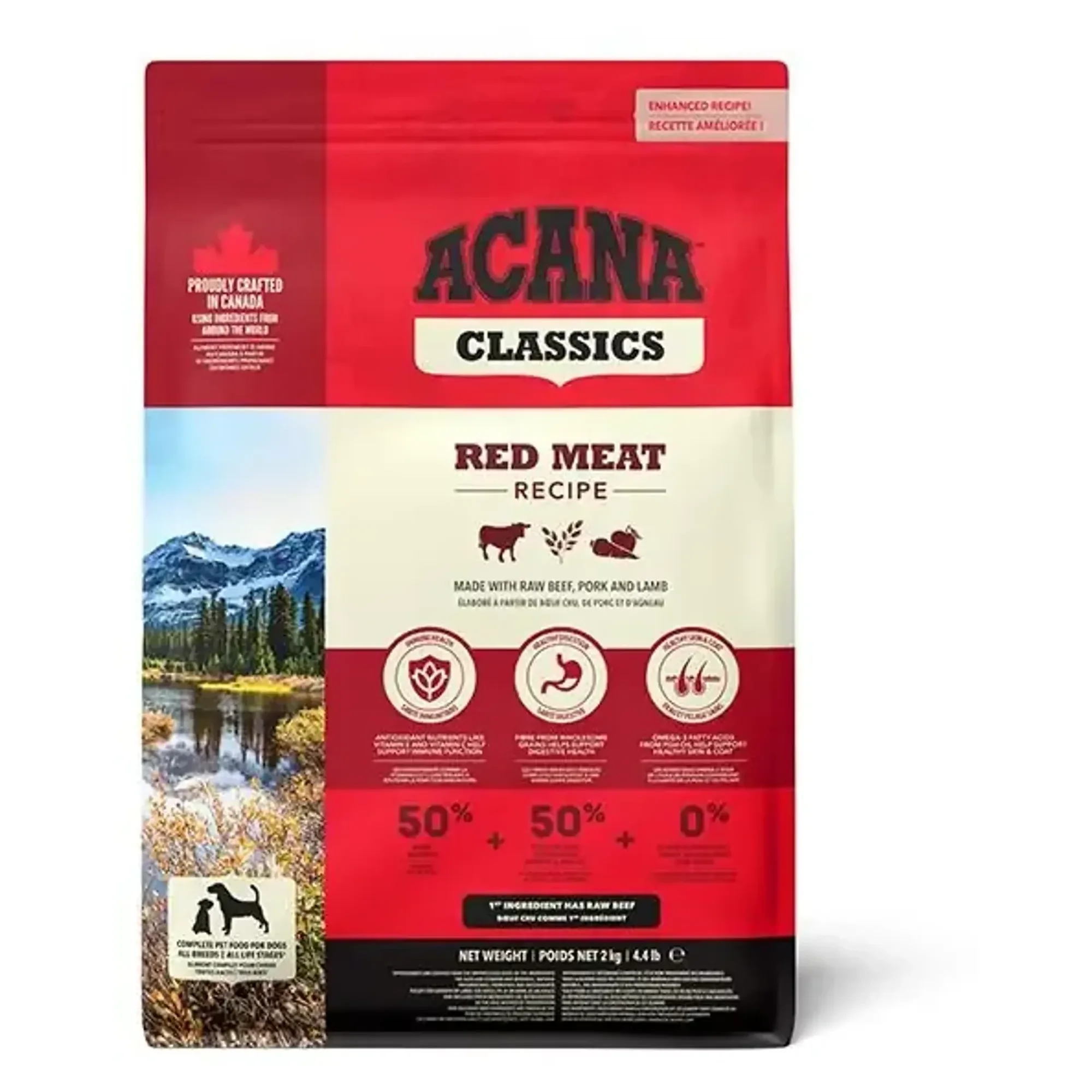 Acana Acana Classics Red Kuzulu ve Sığırlı Düşük Tahıllı Köpek Maması 2 KG
