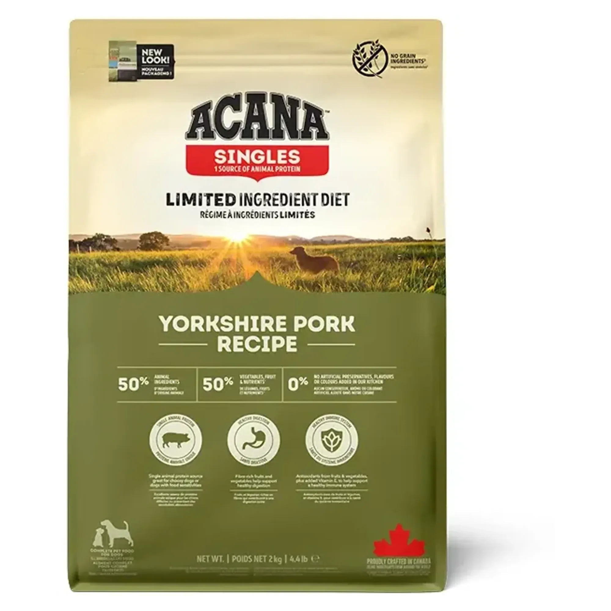 Acana Acana Yorkshire Pork Domuz Etli ve Balkabaklı Tüm Irk ve Yaşam Evreleri İçin Köpek Maması 2 KG