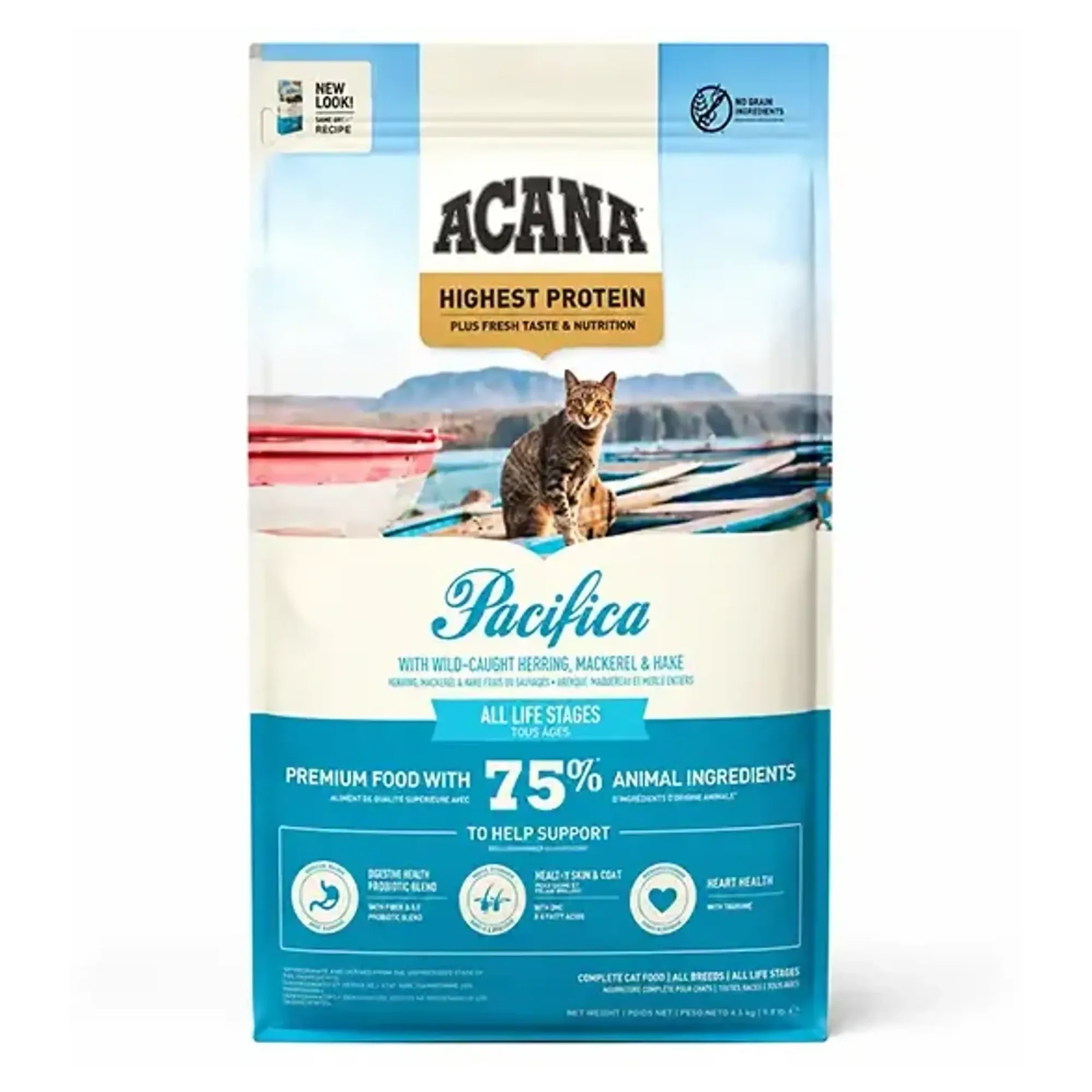Acana Pacifica Balıklı Tahılsız Yetişkin Kedi Maması 1.8 KG