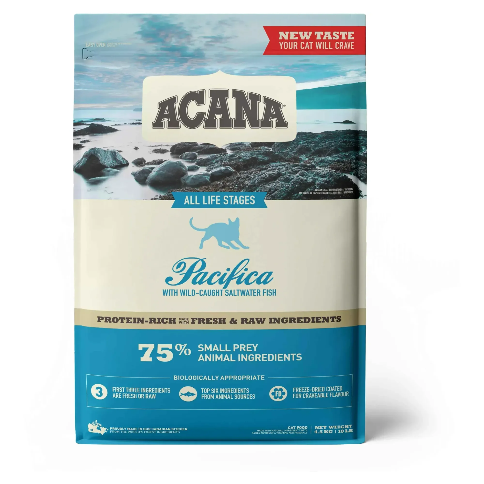 Acana Pacifica Balıklı Tahılsız Kedi Maması 4.5 KG