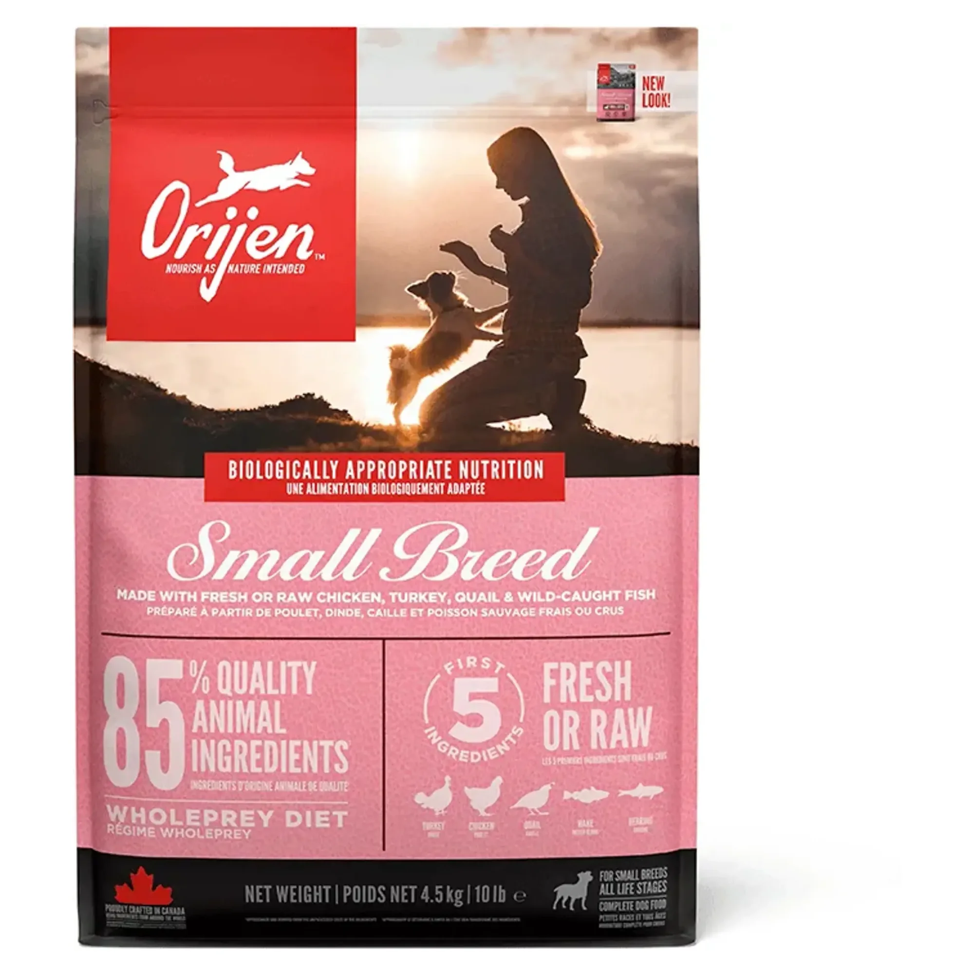 Orijen Orijen Small Yavru ve Yetişkin Küçük Irk Köpek Maması 4.5 KG