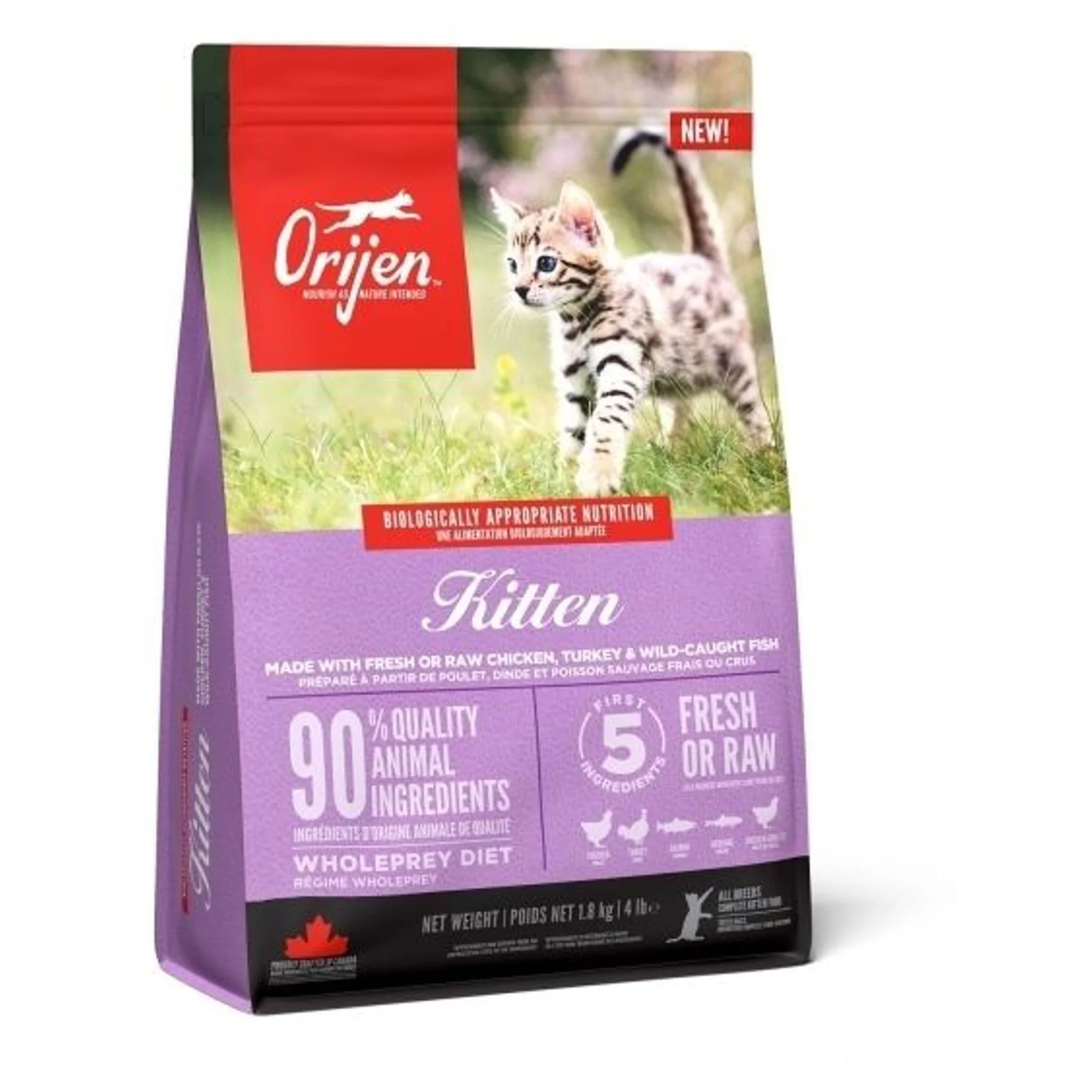 Orijen Kitten Tahılsız Yavru Kedi Maması 1.8 KG