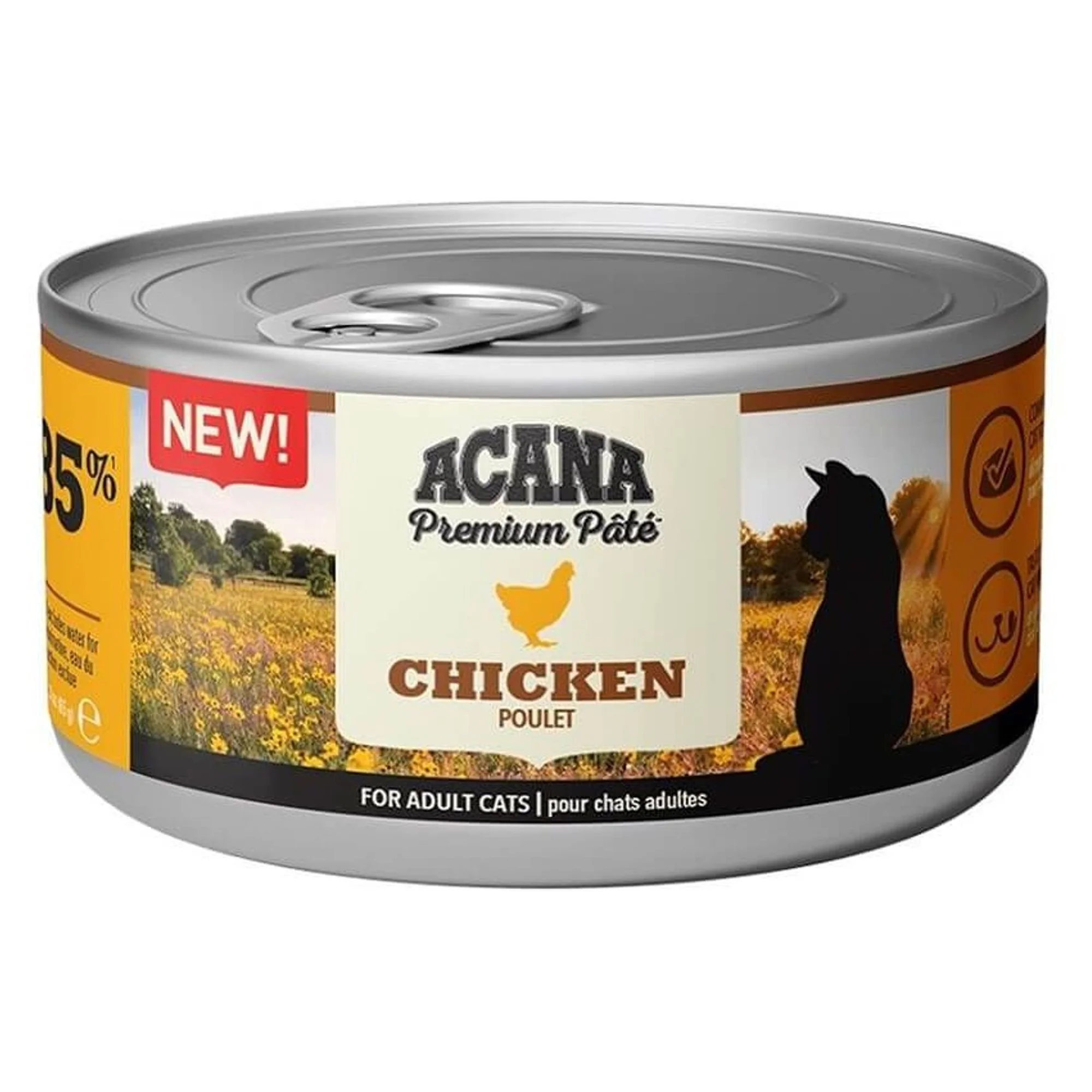 Acana Acana Premium Tavuklu Ezme Yetişkin Kedi Konservesi 85 G