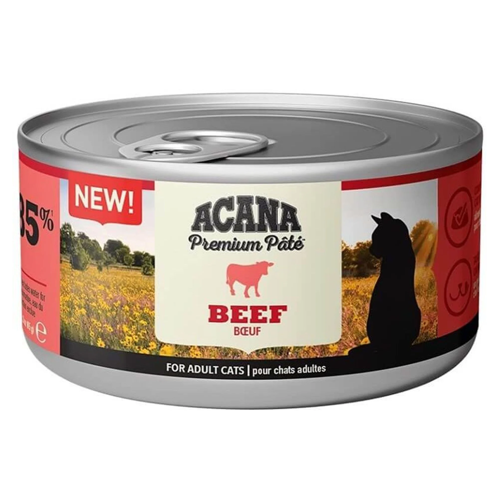 Acana Acana Premium Biftekli Ezme Yetişkin Kedi Konservesi 85 G