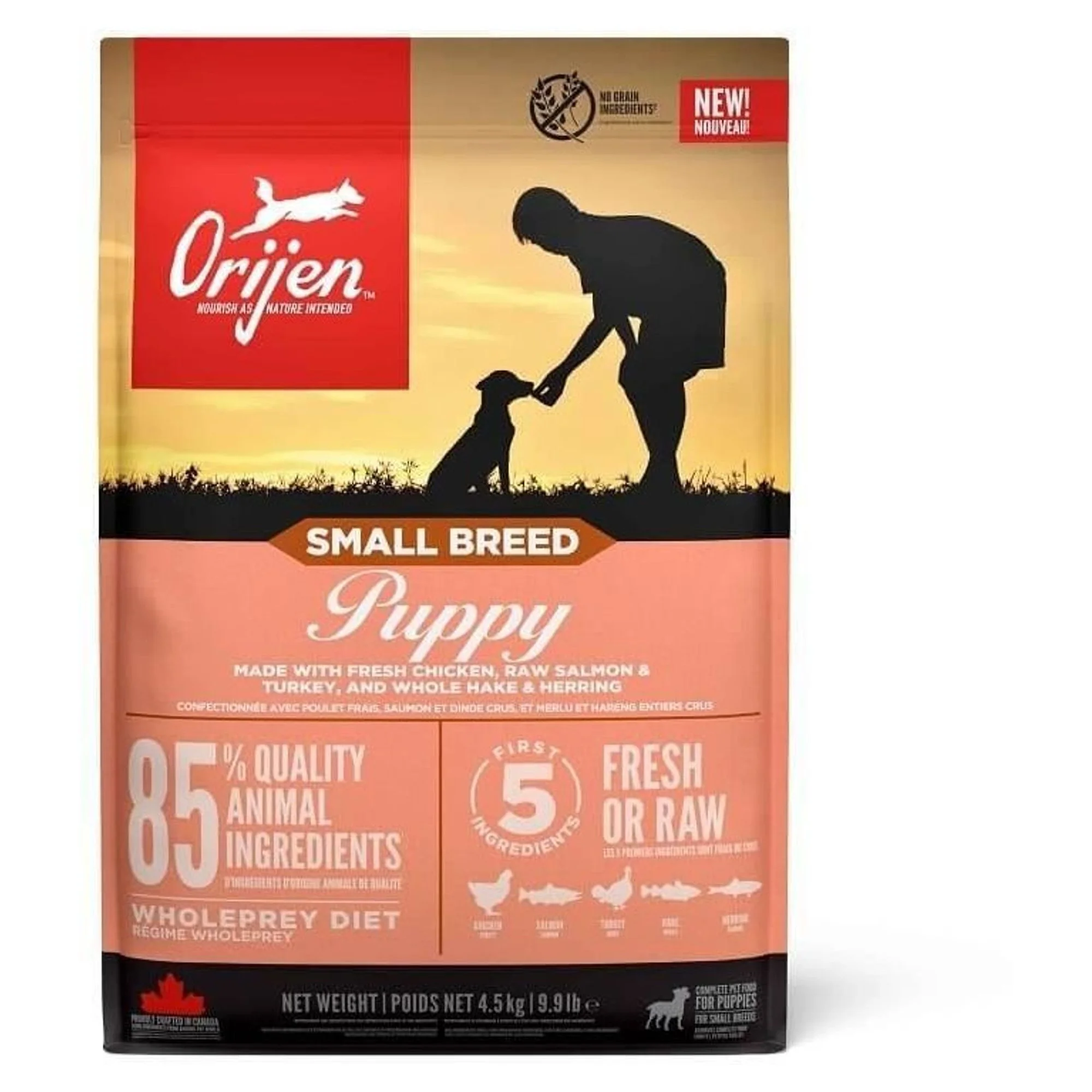 Orijen Small Breed Puppy Küçük Irk Yavru Köpek Maması 4.5 KG