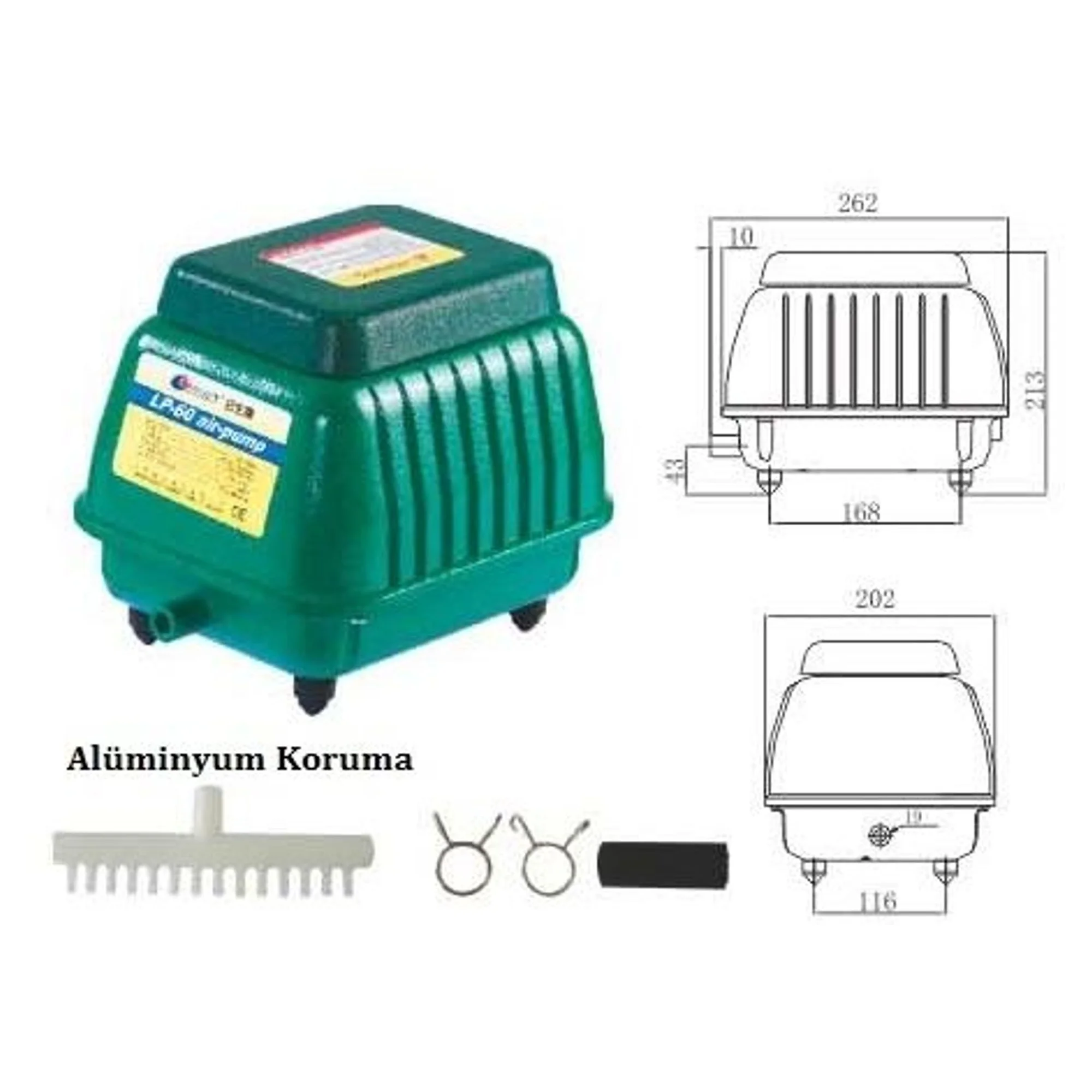 Resun Lp60 Balık Akvaryumu Hava Kompresörü