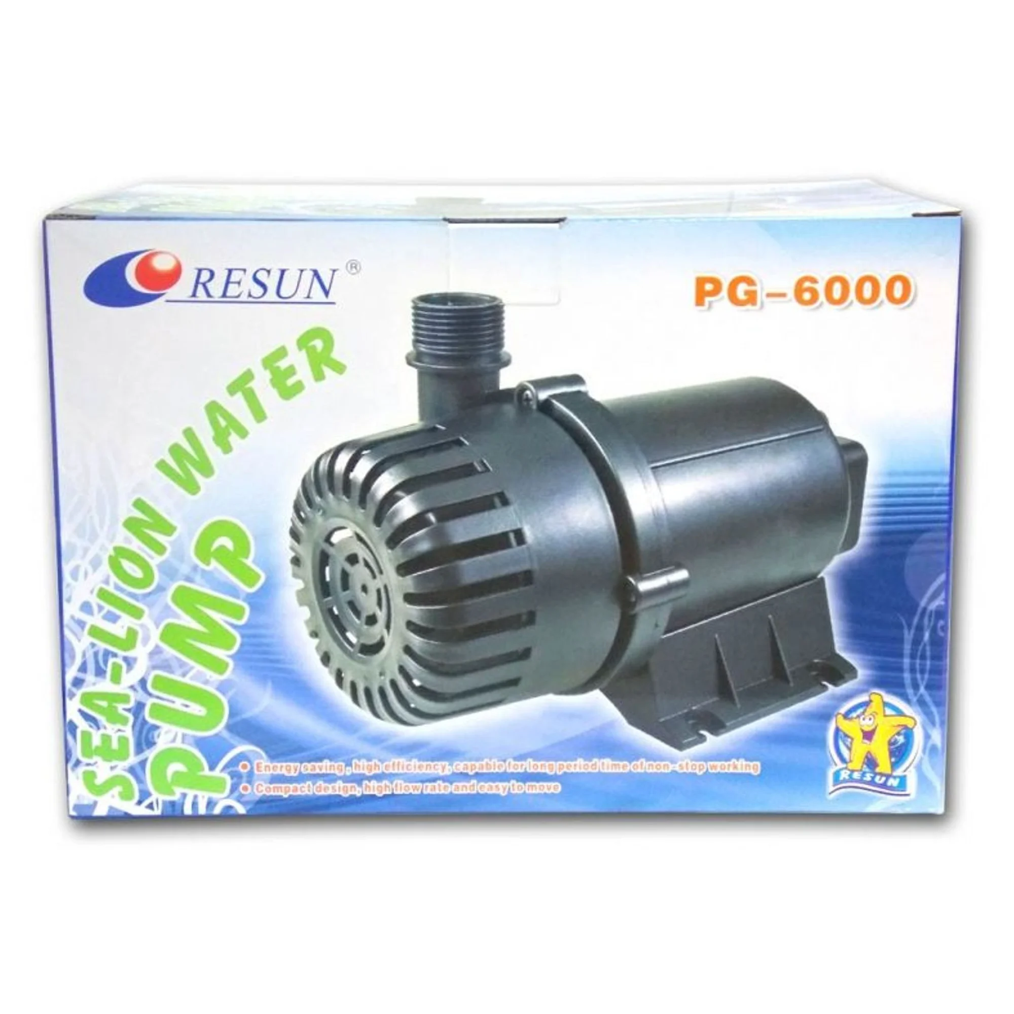 Resun Devirdaim Motoru 6000 L/h Balık Akvaryumu Motoru