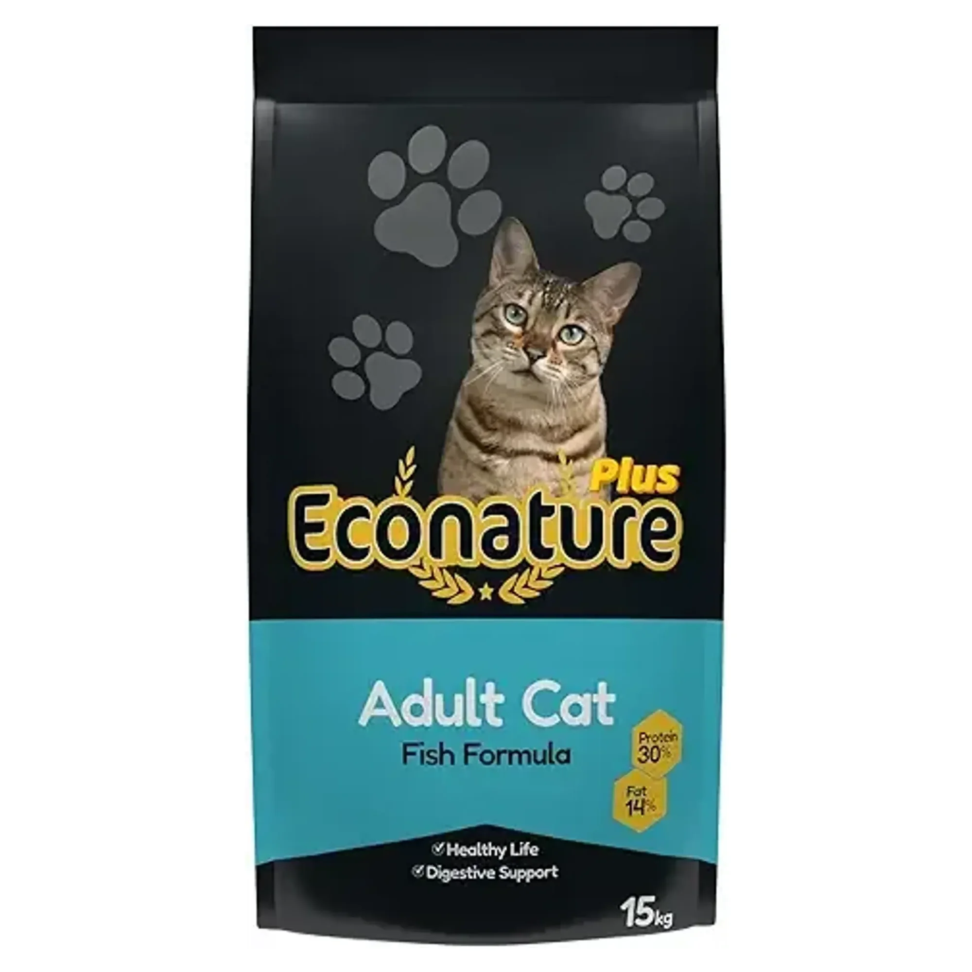 Econature Plus Fish Formula Balıklı Yetişkin Kedi Maması 15 KG