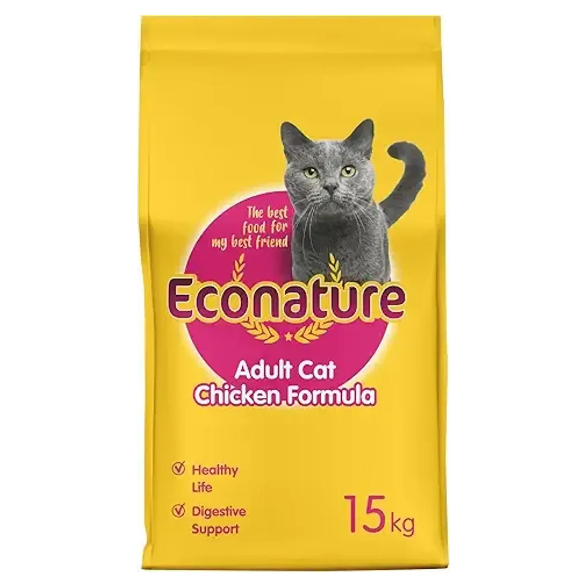 Econature Chicken Formula Tavuklu Yetişkin Kedi Maması 15 KG