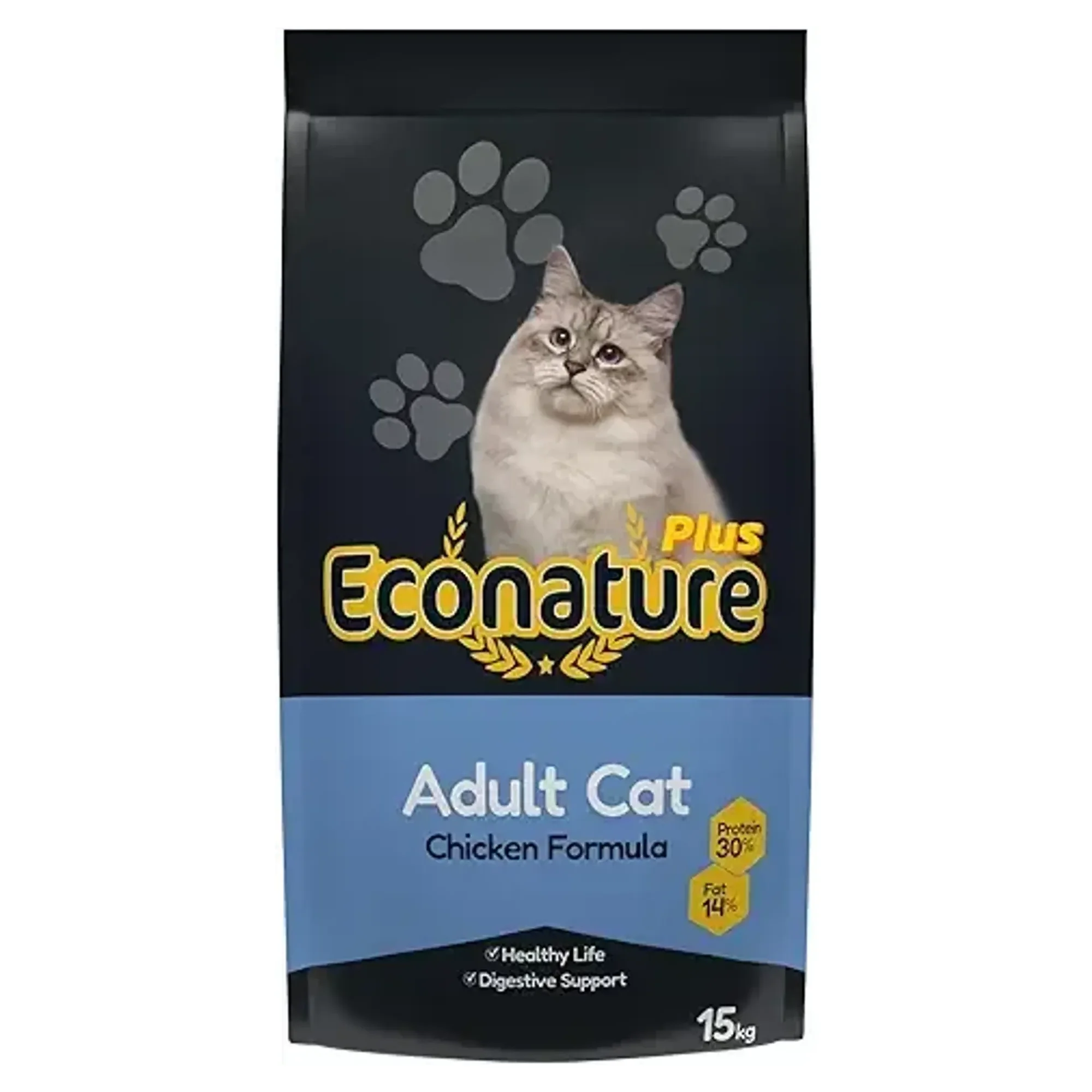 Econature Plus Chicken Formula Tavuklu Yetişkin Kedi Maması 15 KG