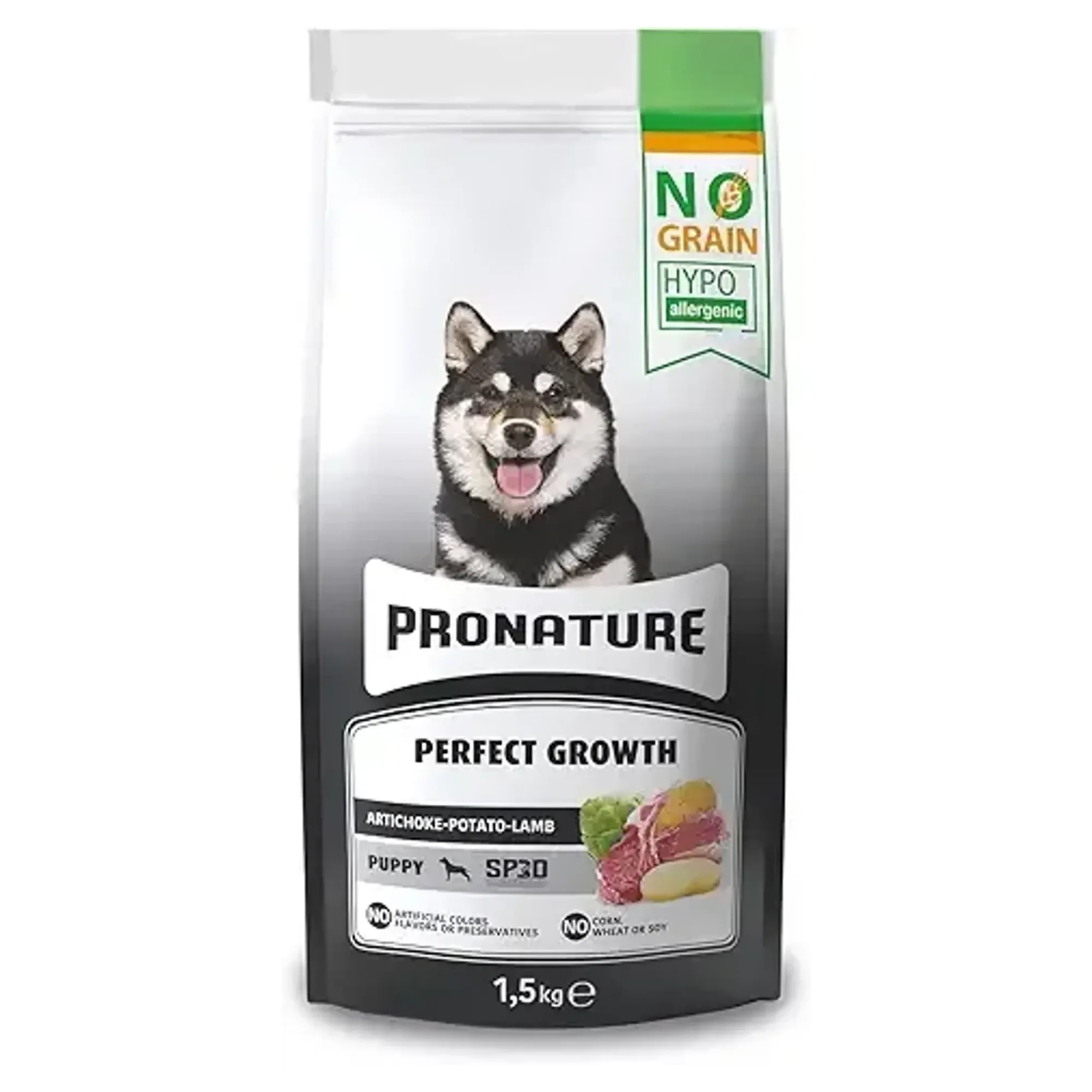 Pronature Tahılsız Yavru Kuru Köpek Maması - Kuzu Etli Patatesli Ve Enginarlı - 1,5KG