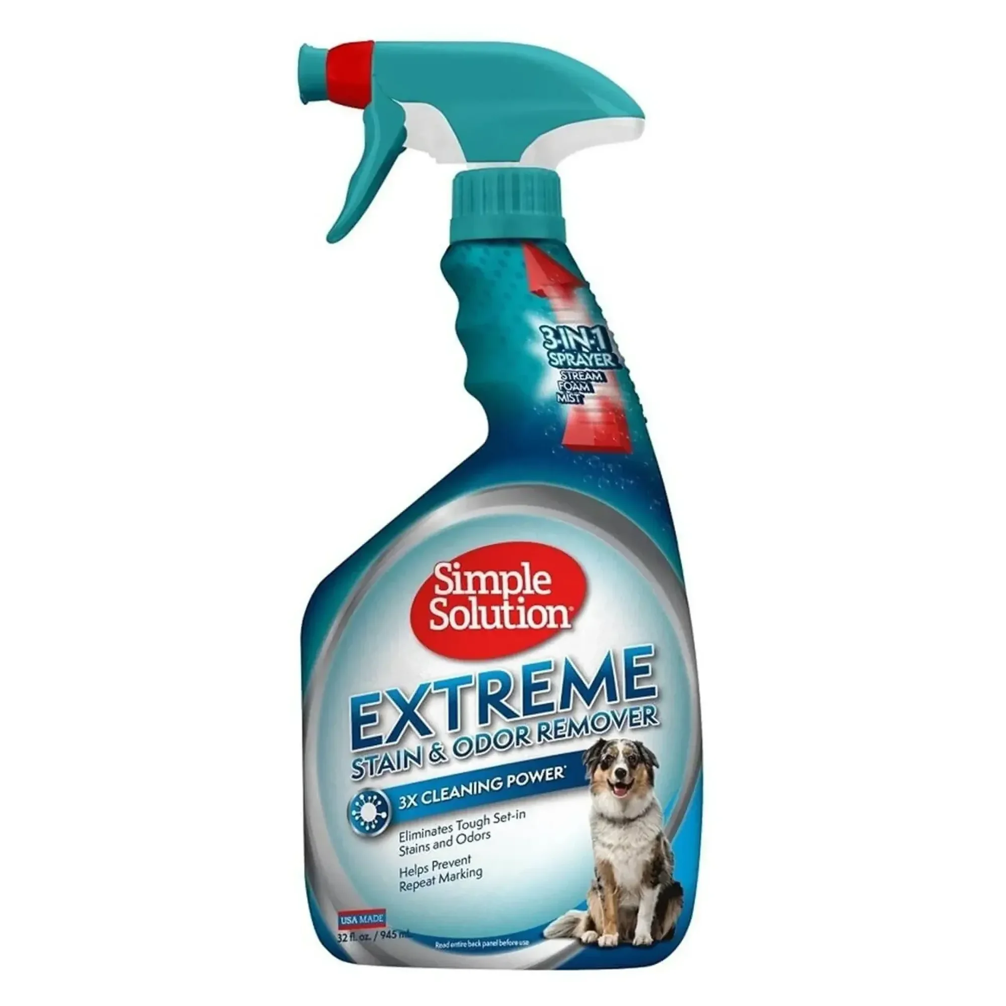 Simple Solution Extreme 3 Kat Etkili Leke ve Koku Giderici 945 ML