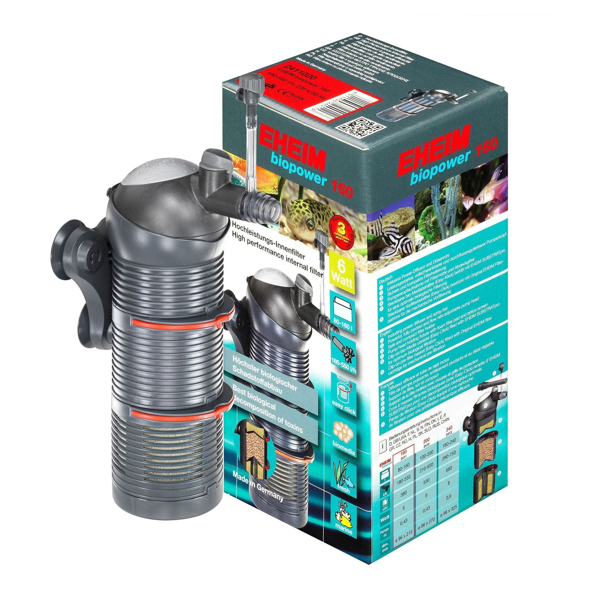 Eheim Biopower 160 Akvaryum İç Filtre