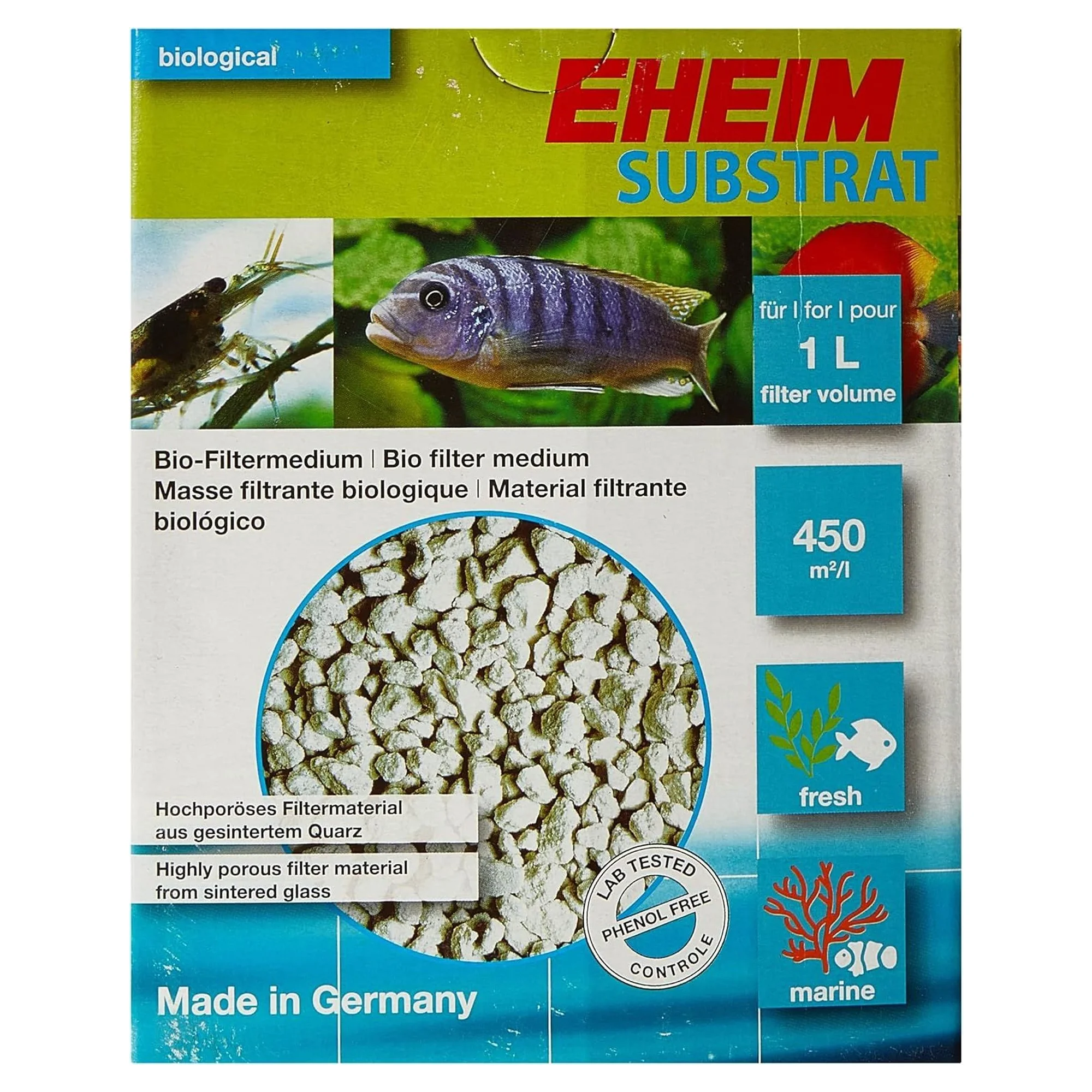 Eheim Substrat Biyolojik Dış Filtre Malzemesi 1 L — Filtreler, 830 g — Görsel 2