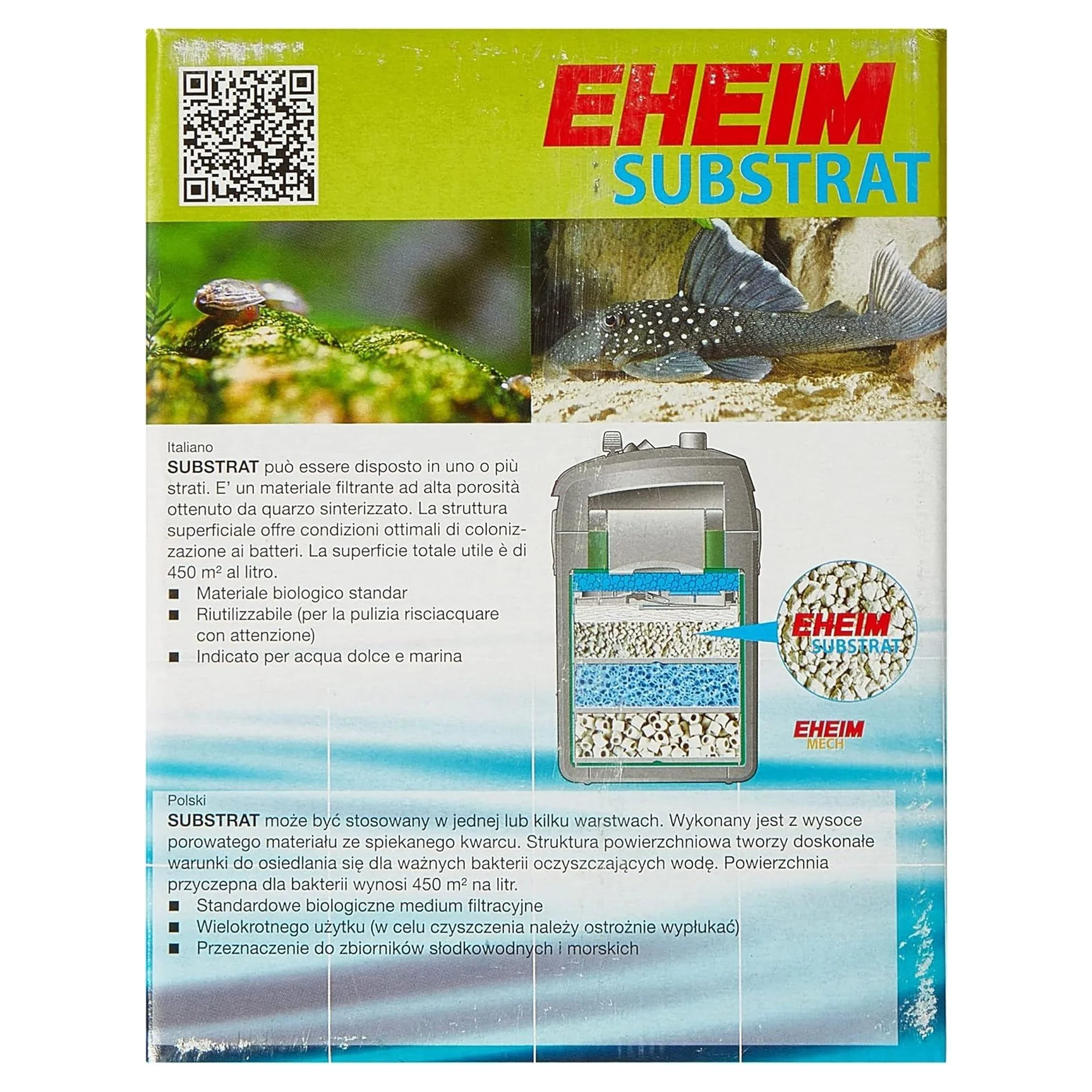 Eheim Substrat Biyolojik Dış Filtre Malzemesi 1 L — Filtreler, 830 g — Görsel 3