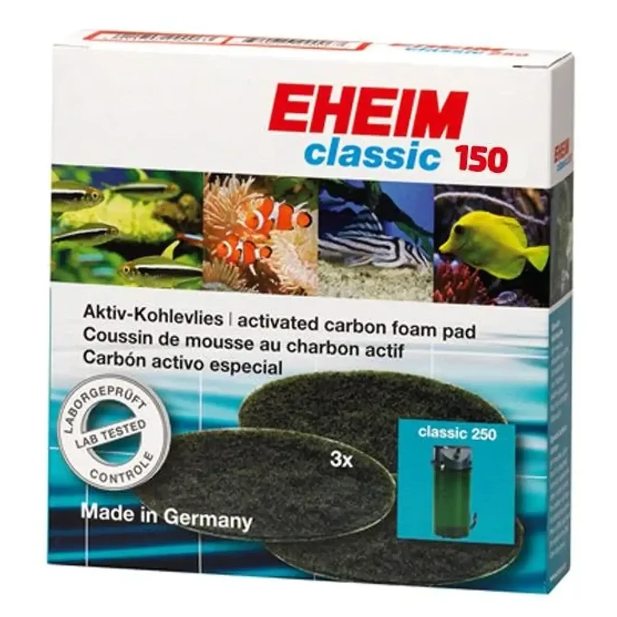 Eheim Classic 150 Karbonlu Sünger 3'lü (2211)