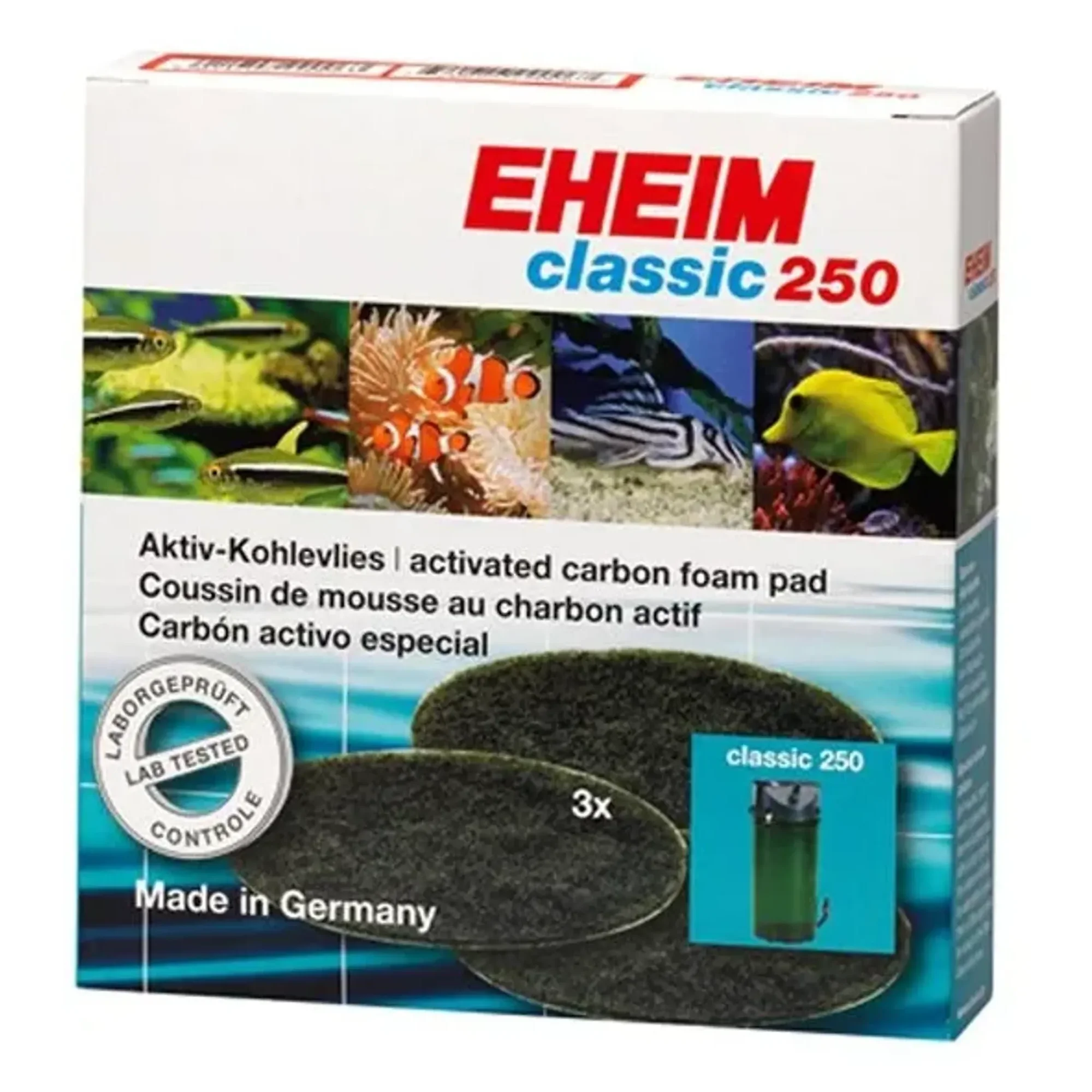 Eheim Classic 250 Karbonlu Sünger 3'lü (2213)