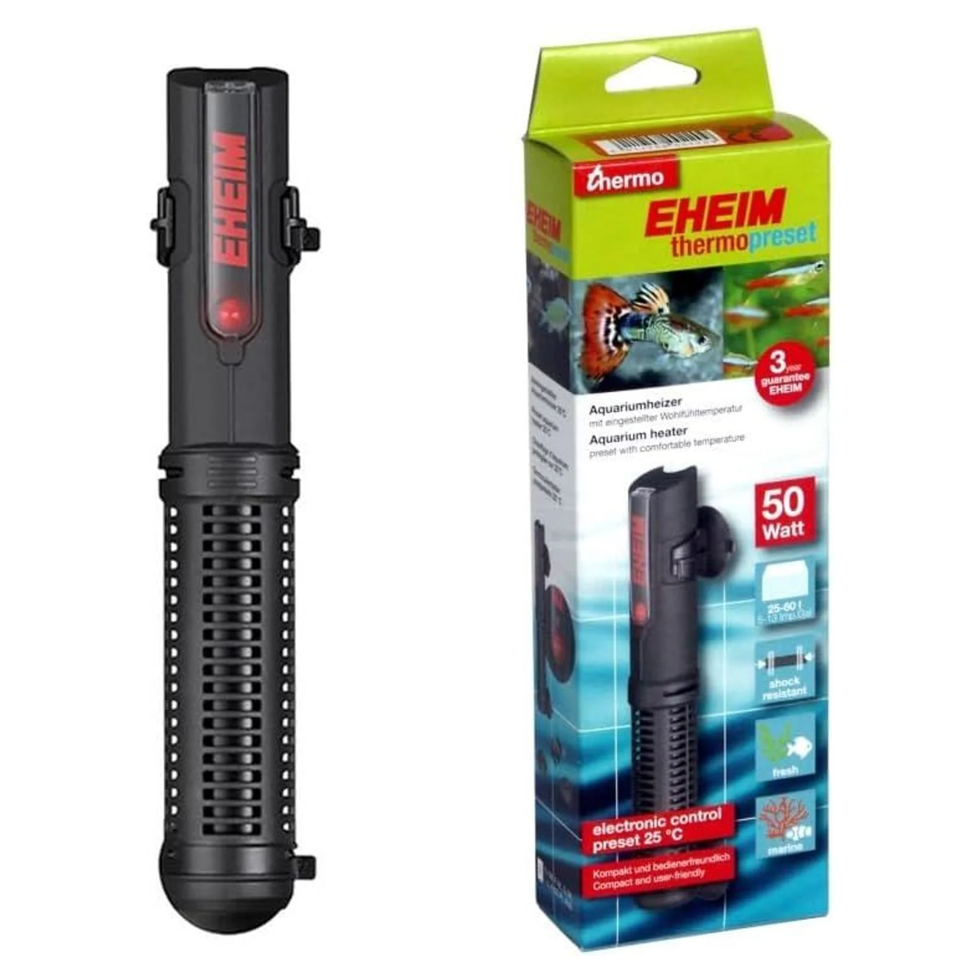 EHEIM Thermopreset Akvaryum Isıtıcısı 25-60L 50W