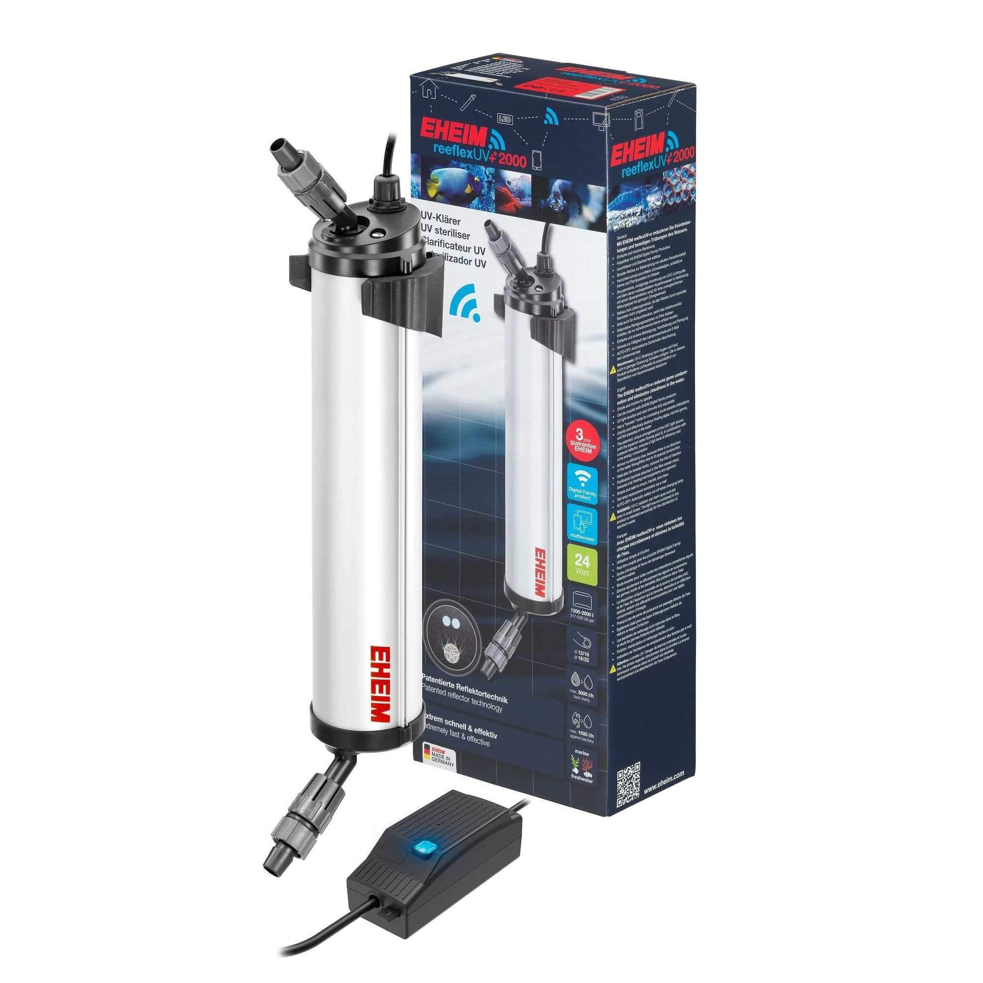 EHEIM reeflexUV+e 2000 UV Filtre