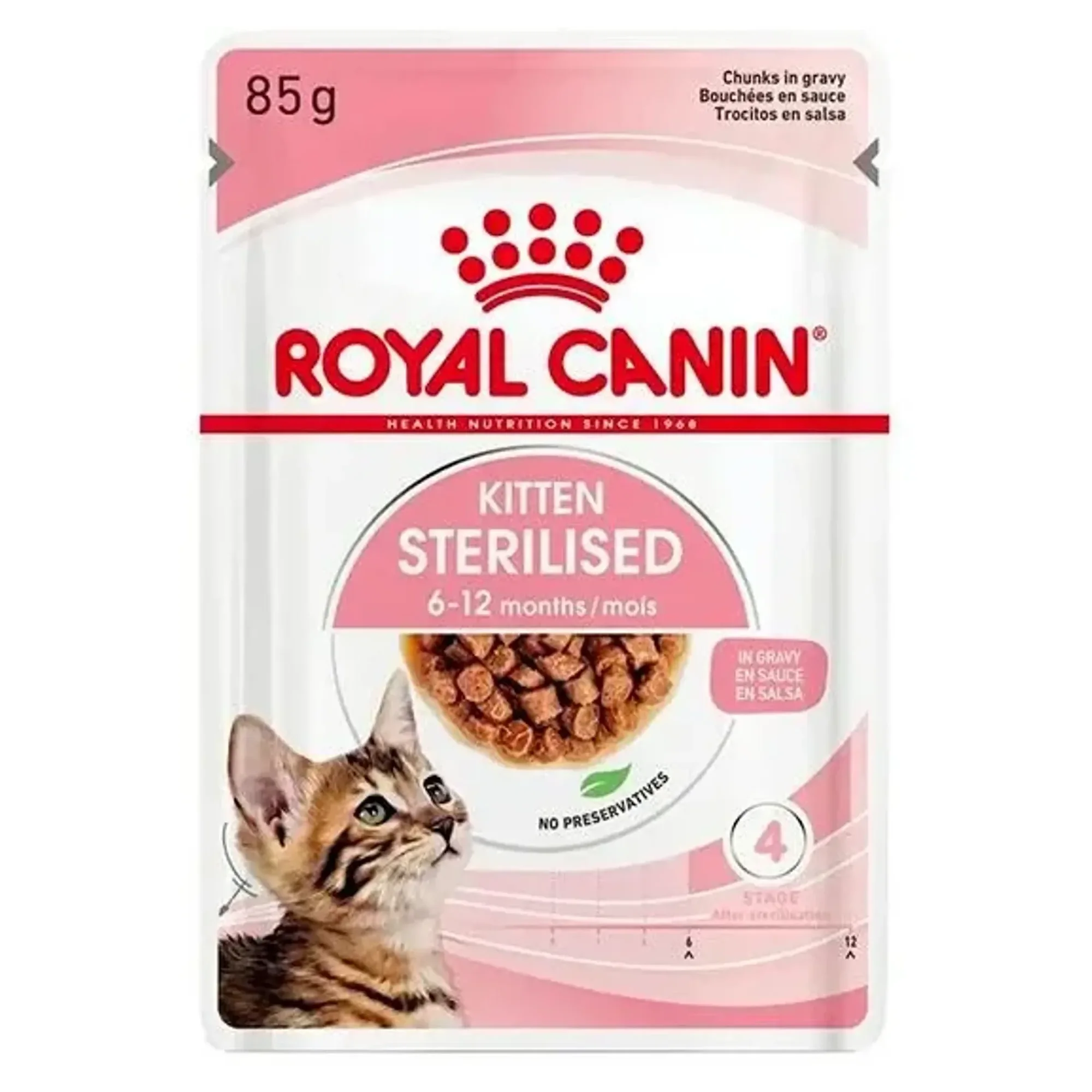 Royal Canin Royal Canin Kitten Gravy Sterilised Kısırlaştırılmış Yavru Kedi Konservesi 85 G