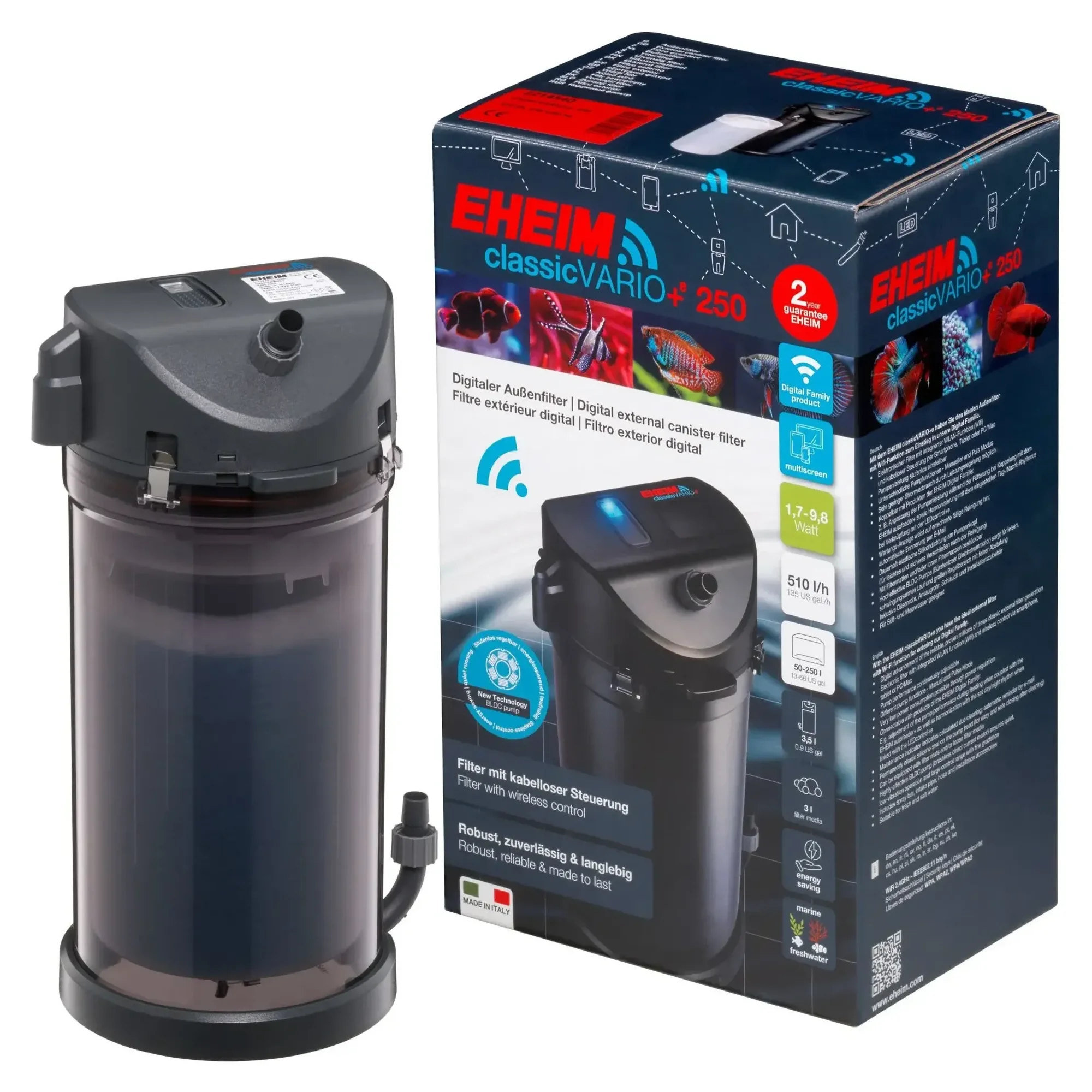 EHEIM classicVARIO+e 250 Dış Filtre
