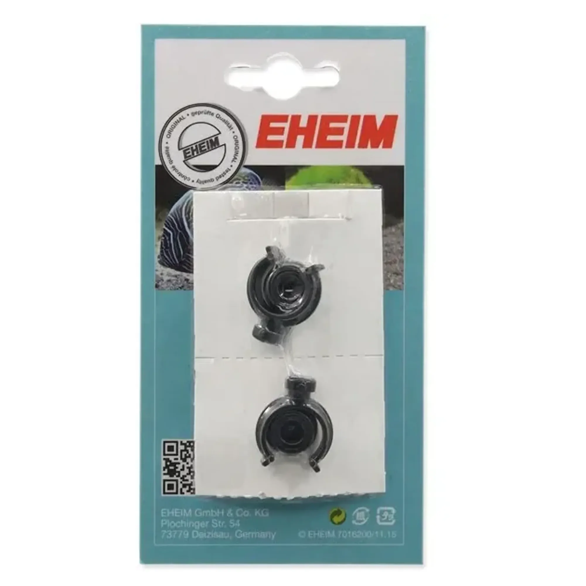 EHEIM Dış Filtre Dirseği İkili Vantuz ve Klipsi 9-12MM