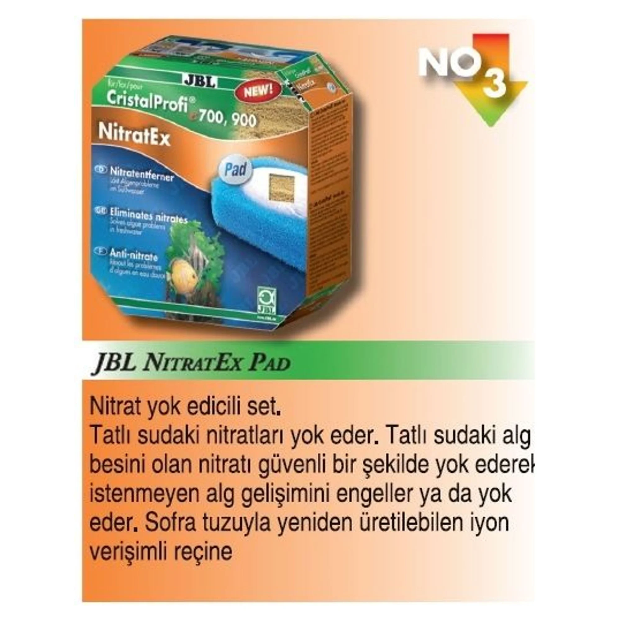 Jbl NitratEx Pad E401/701/901 İçin 500 mL