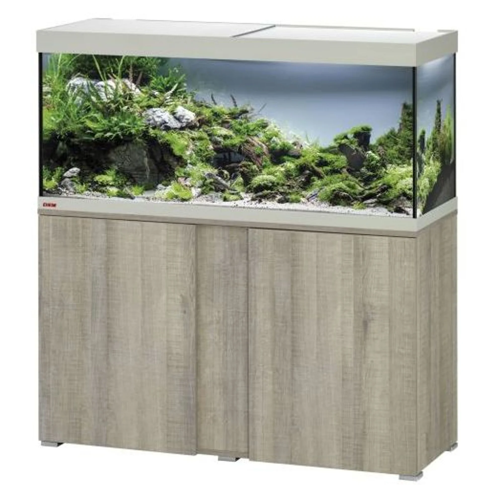 EHEIM VivalineLED 240 LED Aydınlatma/Filtre/Biyo Medya/Isıtıcı Meşe Grisi