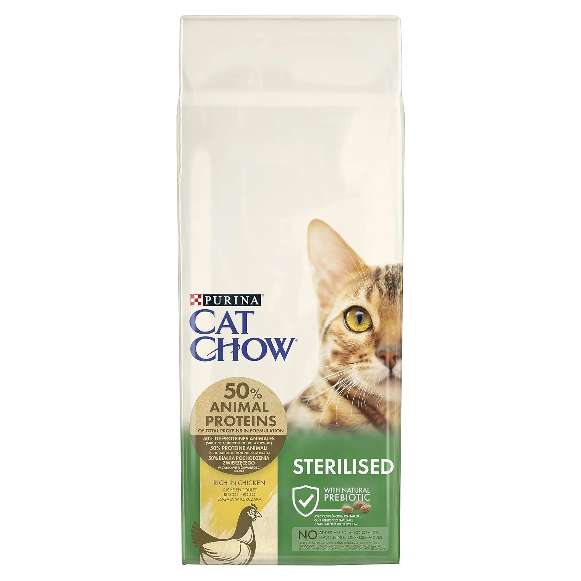 Purina Cat Chow Sterilised Tavuklu Kısırlaştırılmış Yetişkin Kedi Maması 15 KG — 15 kg — Görsel 2