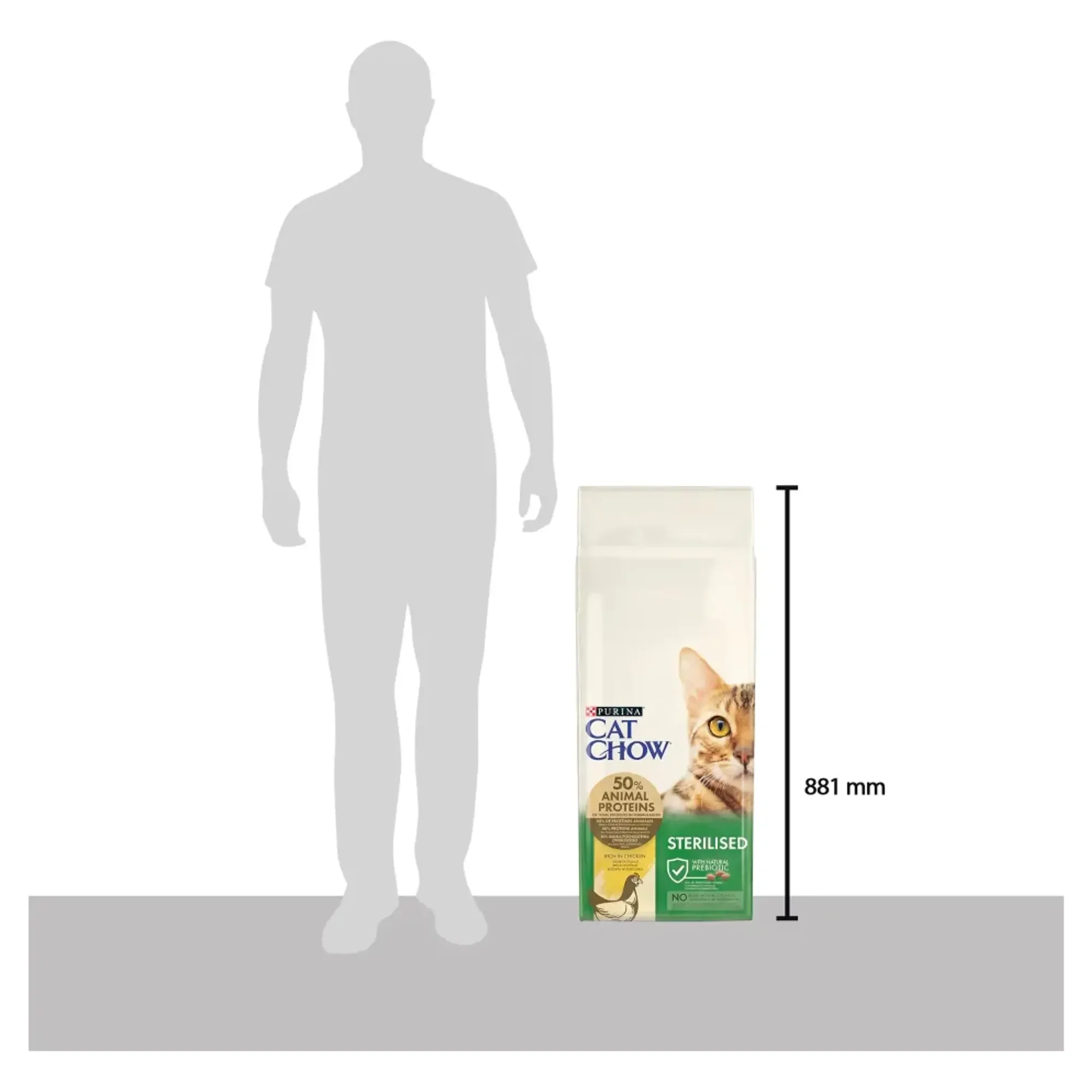 Purina Cat Chow Sterilised Tavuklu Kısırlaştırılmış Yetişkin Kedi Maması 15 KG — 15 kg — Görsel 3