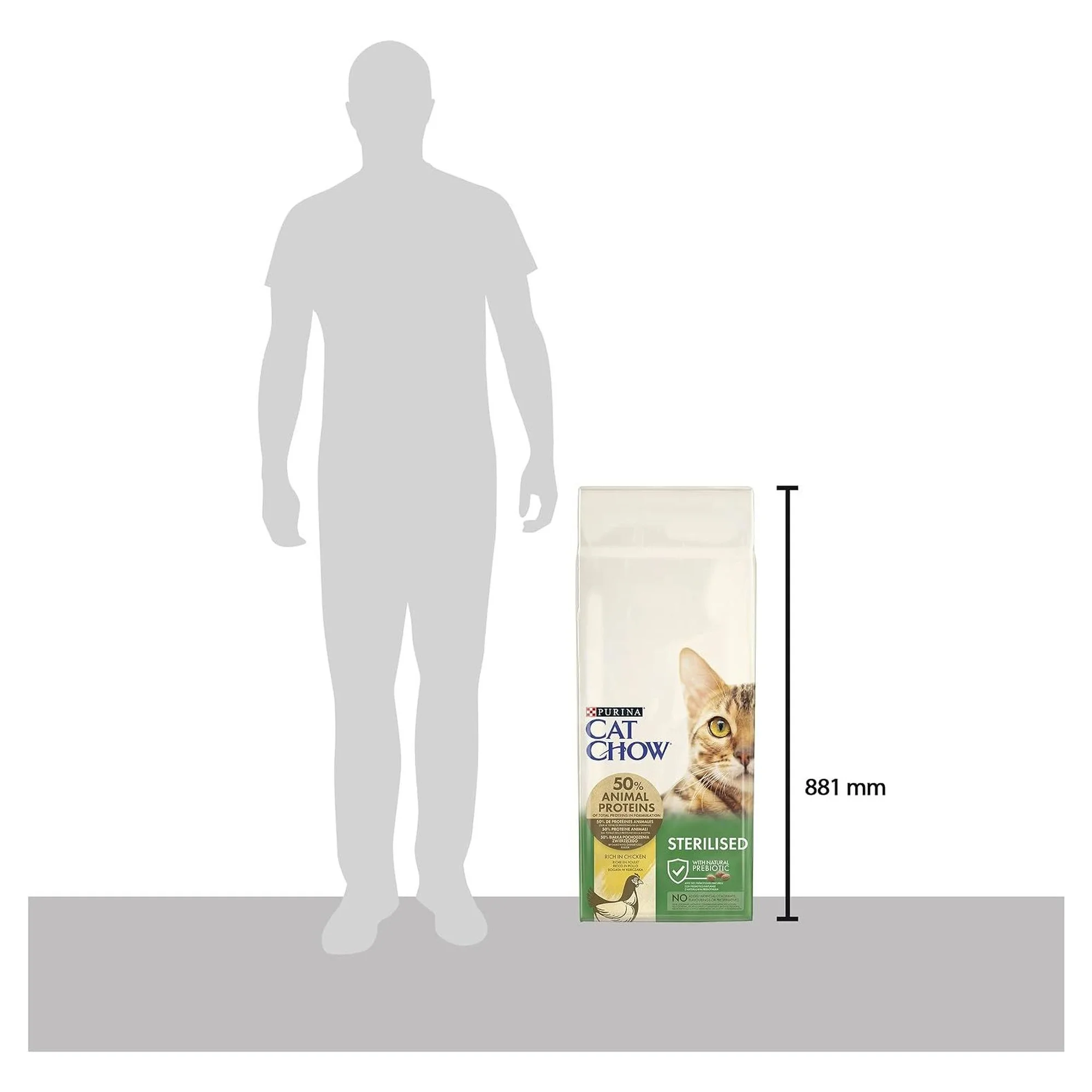 Purina Cat Chow Sterilised Tavuklu Kısırlaştırılmış Yetişkin Kedi Maması 15 KG — 15 kg — Görsel 4