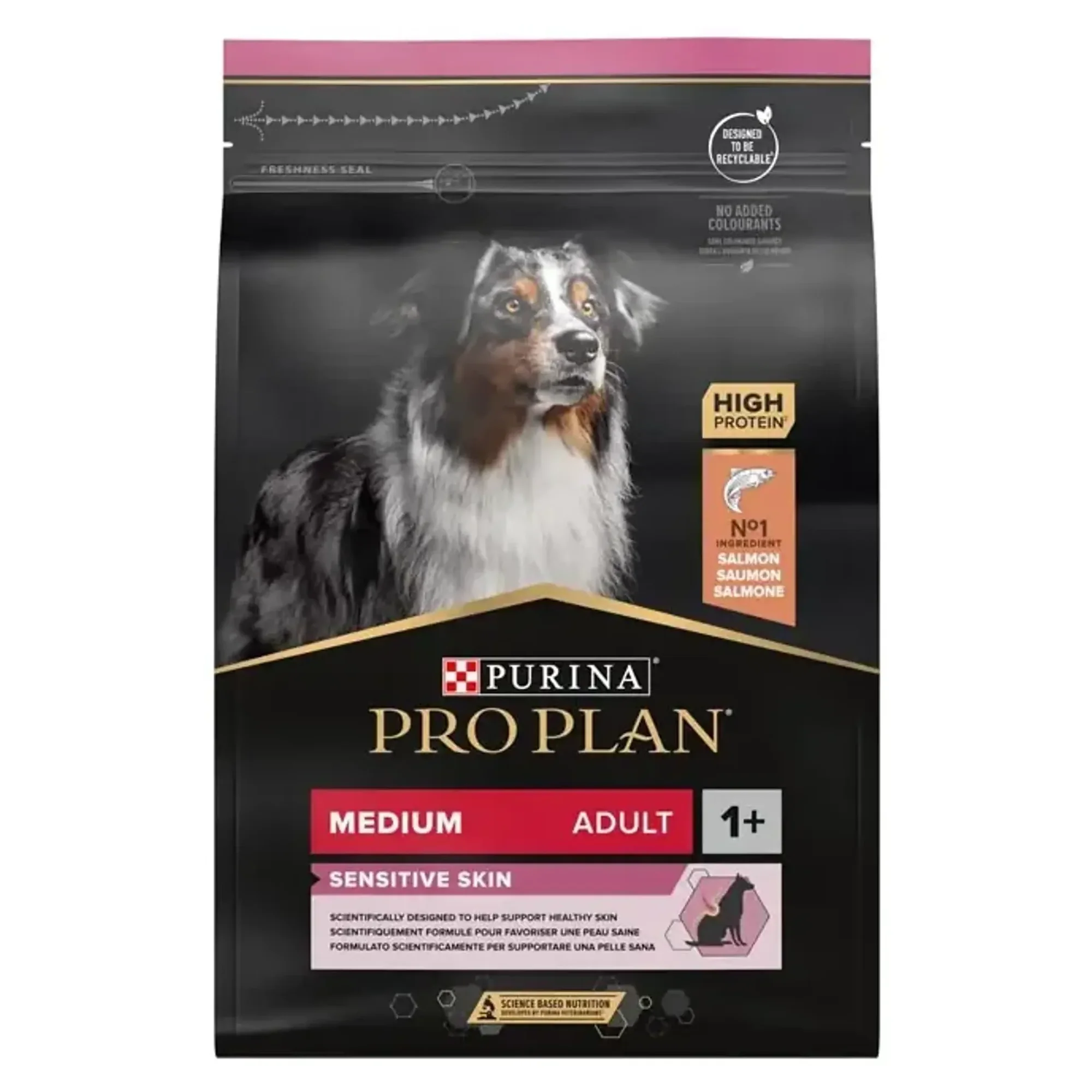 Pro Plan Pro Plan Hassas Deri için Somonlu Orta Irk Yetişkin Köpek Maması 3 KG