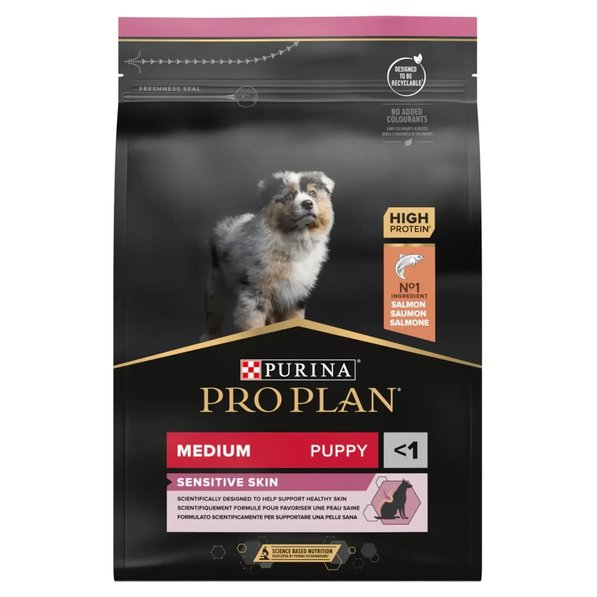 Pro Plan Pro Plan Medium Puppy Sensitive Skin Somonlu Hassas Derili Orta Irk Yavru Köpek Maması 3 KG — 3 kg — Görsel 2