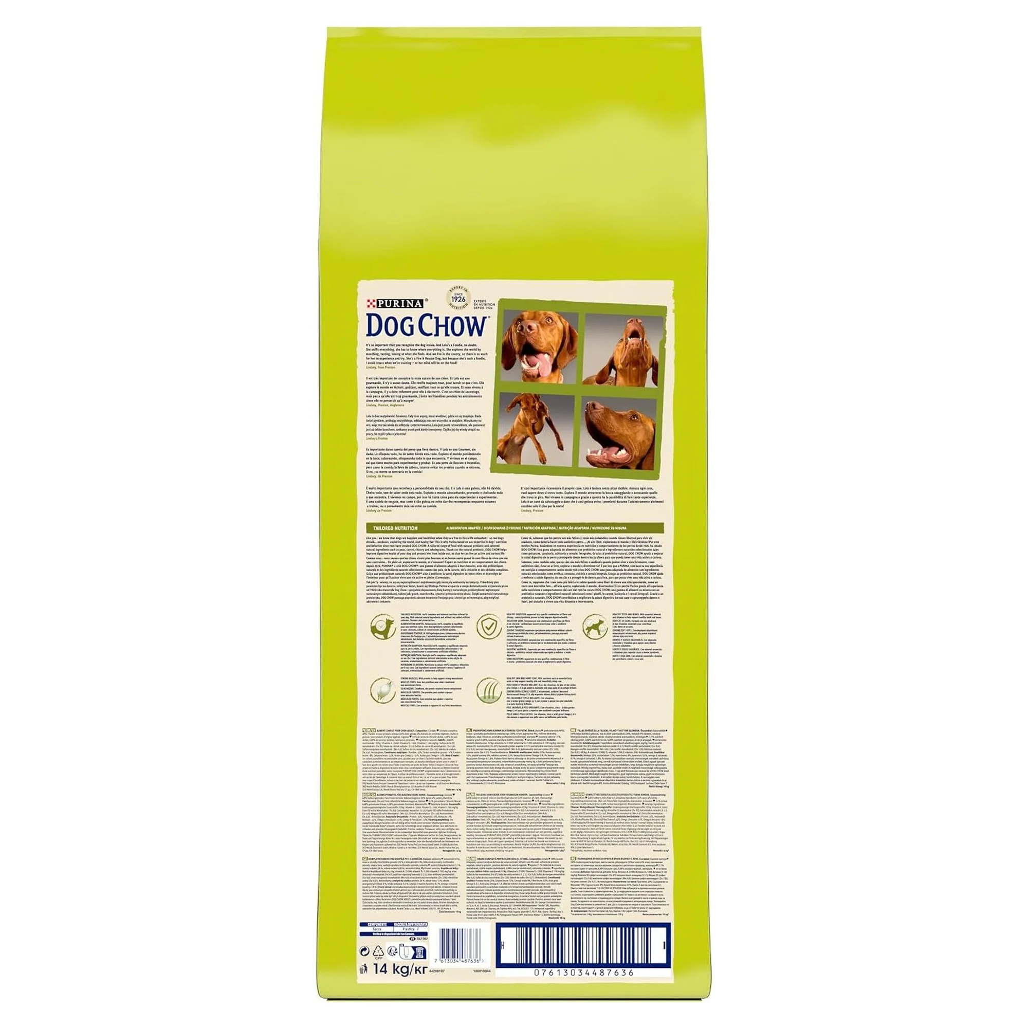 Purina Dog Chow Dog Chow Kuzu Etli Yetişkin Köpek Maması 14 KG — Normal, 14 kg — Görsel 3