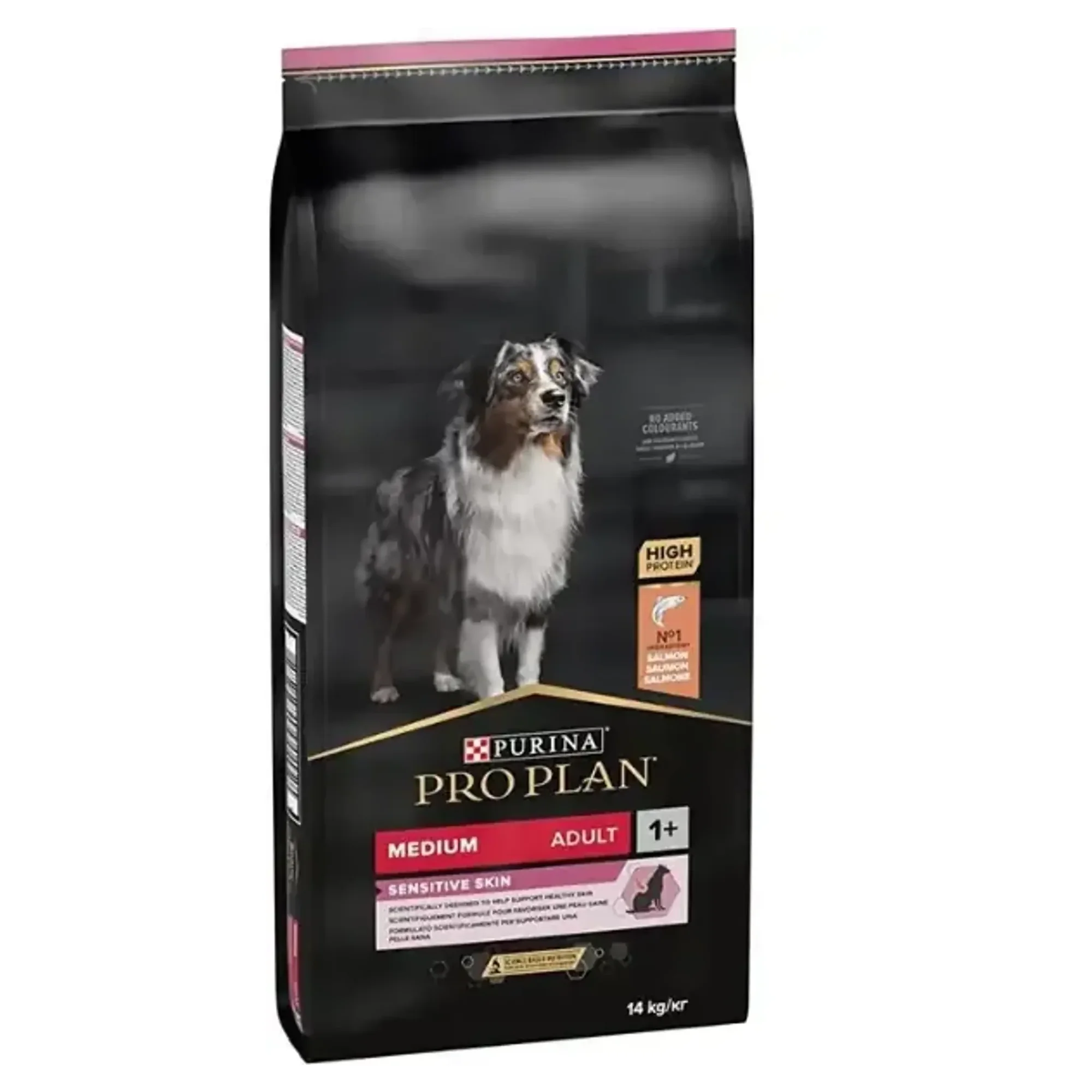 Pro Plan Pro Plan Somonlu Hassas Deri için Orta Irk Yetişkin Köpek Maması 14 KG