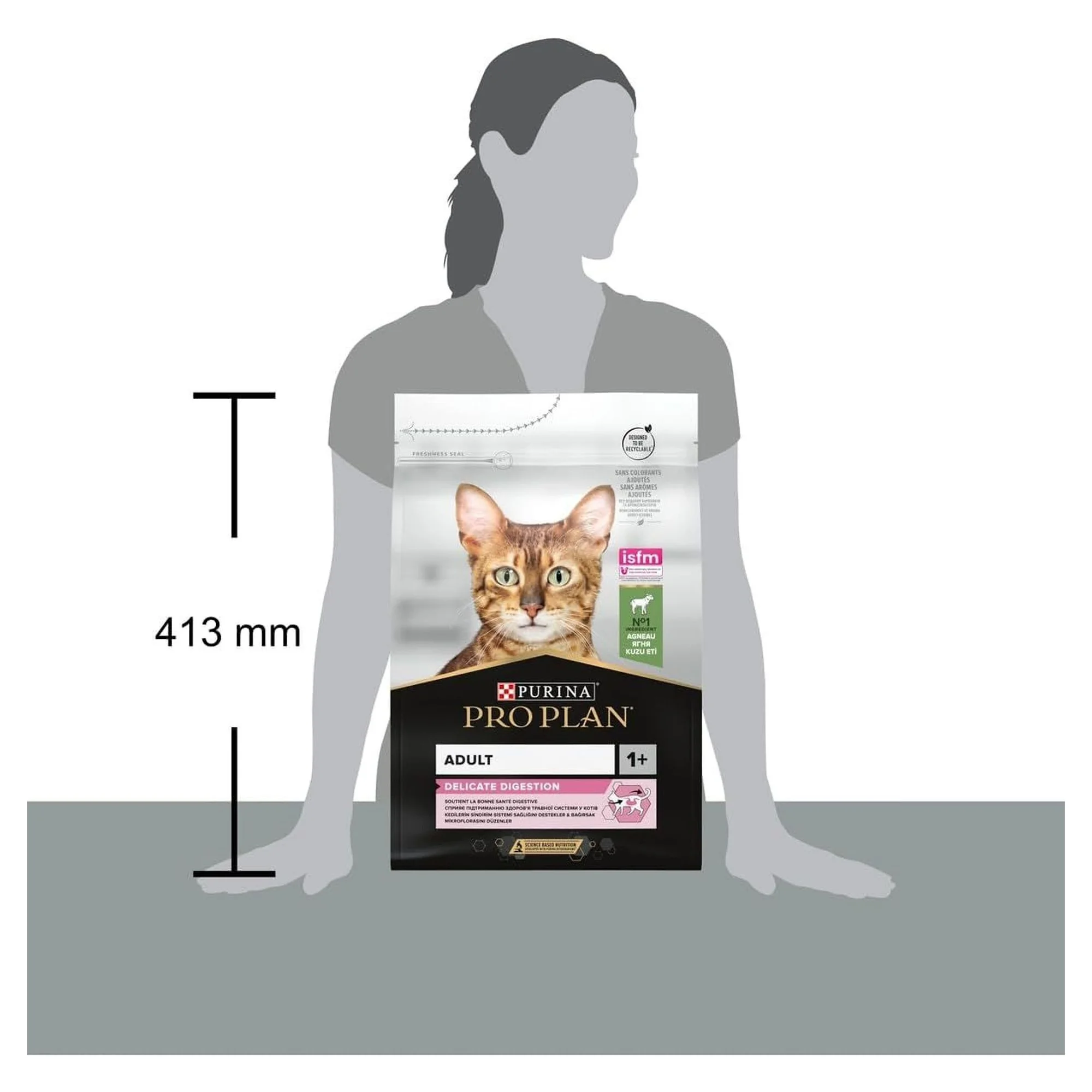 Pro Plan Pro Plan Delicate Kuzulu Hassas Sindirim Yetişkin Kedi Maması 3 KG — 3 kg — Görsel 4