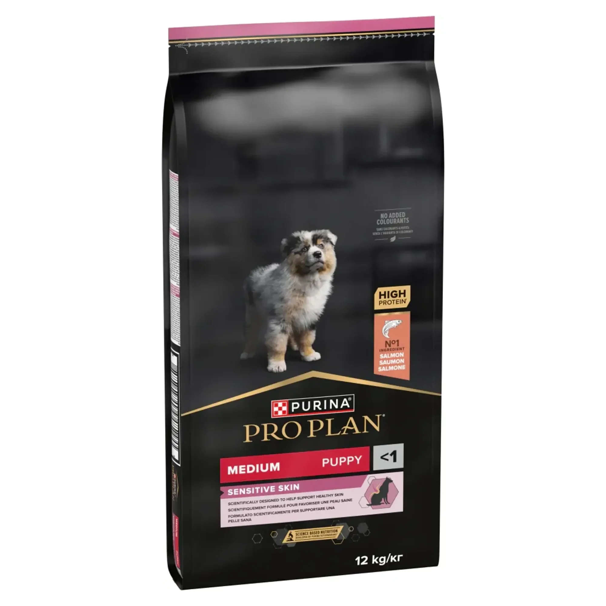 Pro Plan Pro Plan Medium Puppy Sensitive Skin Somonlu Orta Irk Hassas Ciltli Yavru Köpek Maması 12 KG