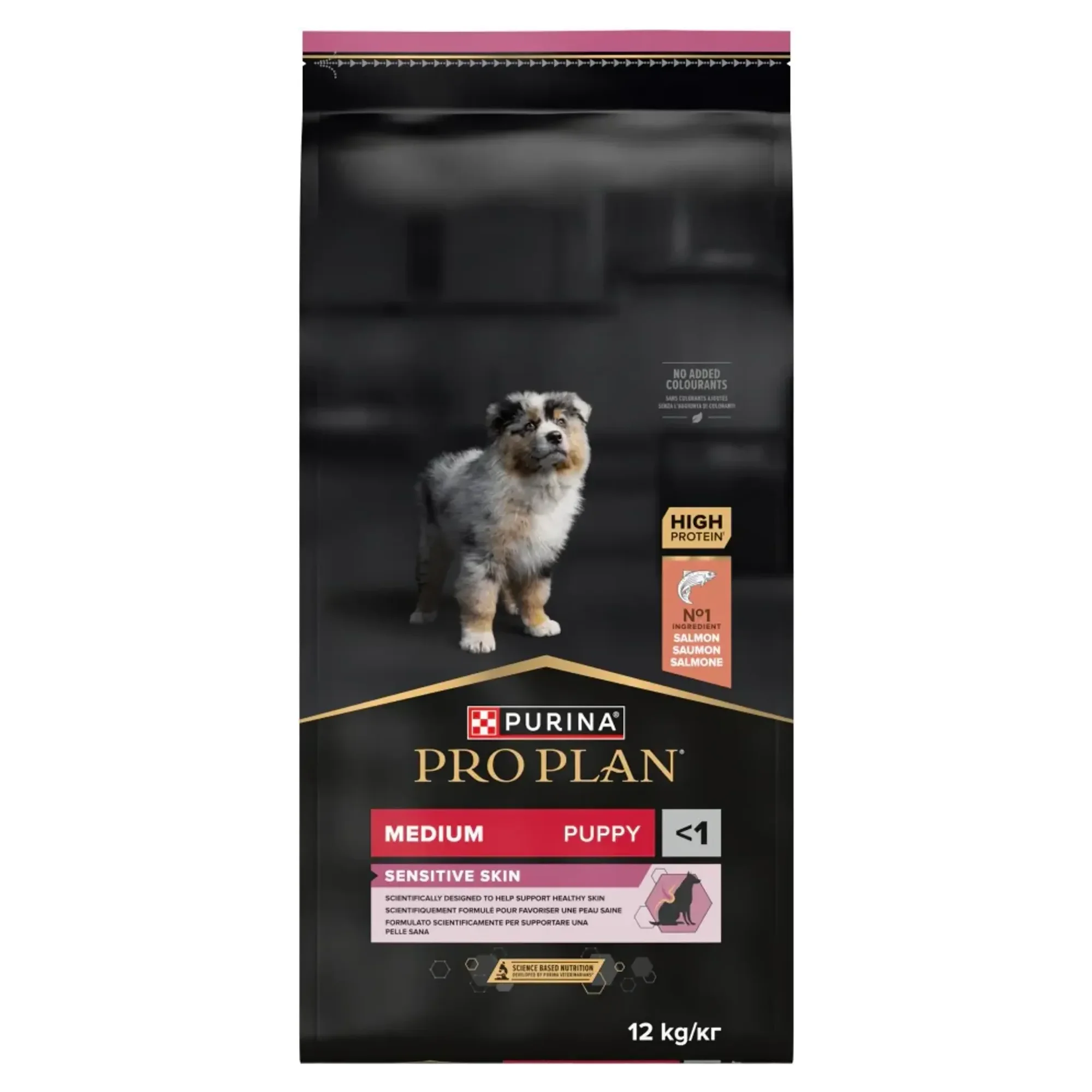 Pro Plan Pro Plan Medium Puppy Sensitive Skin Somonlu Orta Irk Hassas Ciltli Yavru Köpek Maması 12 KG — Hassas Deri, 12.2 kg — Görsel 2