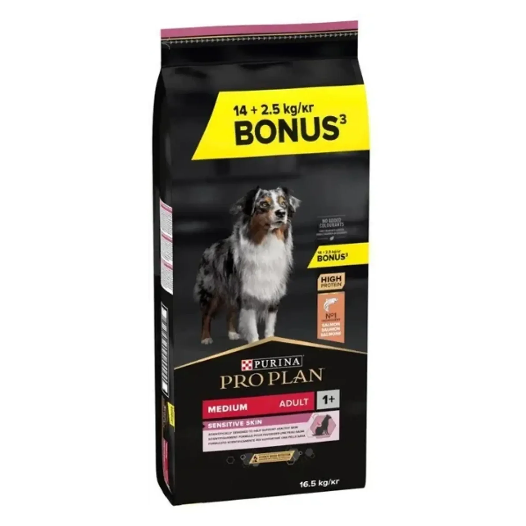 Pro Plan Pro Plan Somonlu Orta Irk Yetişkin Köpek Maması 14+2.5 KG