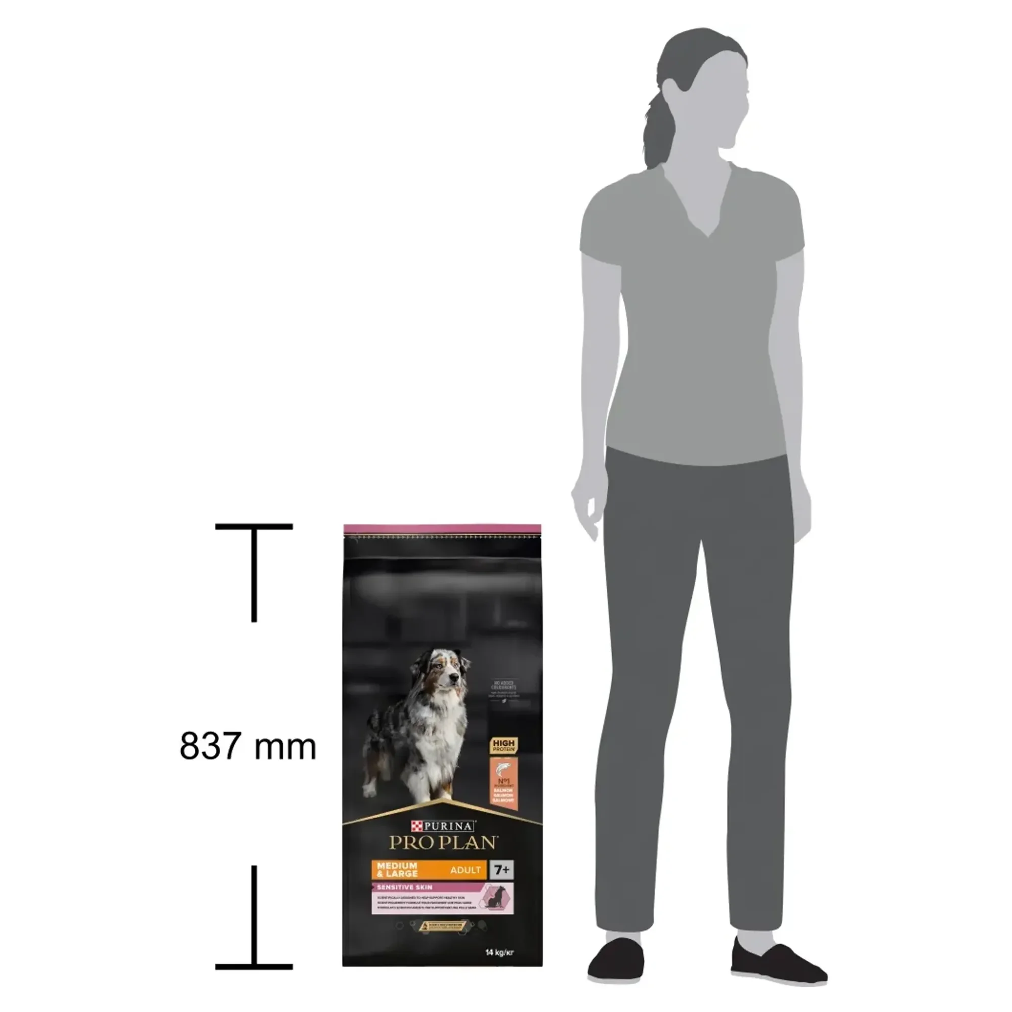 Pro Plan Pro Plan Somonlu Hassas Deri İçin Yaşlı Köpek Maması 14 KG — 14 kg — Görsel 2