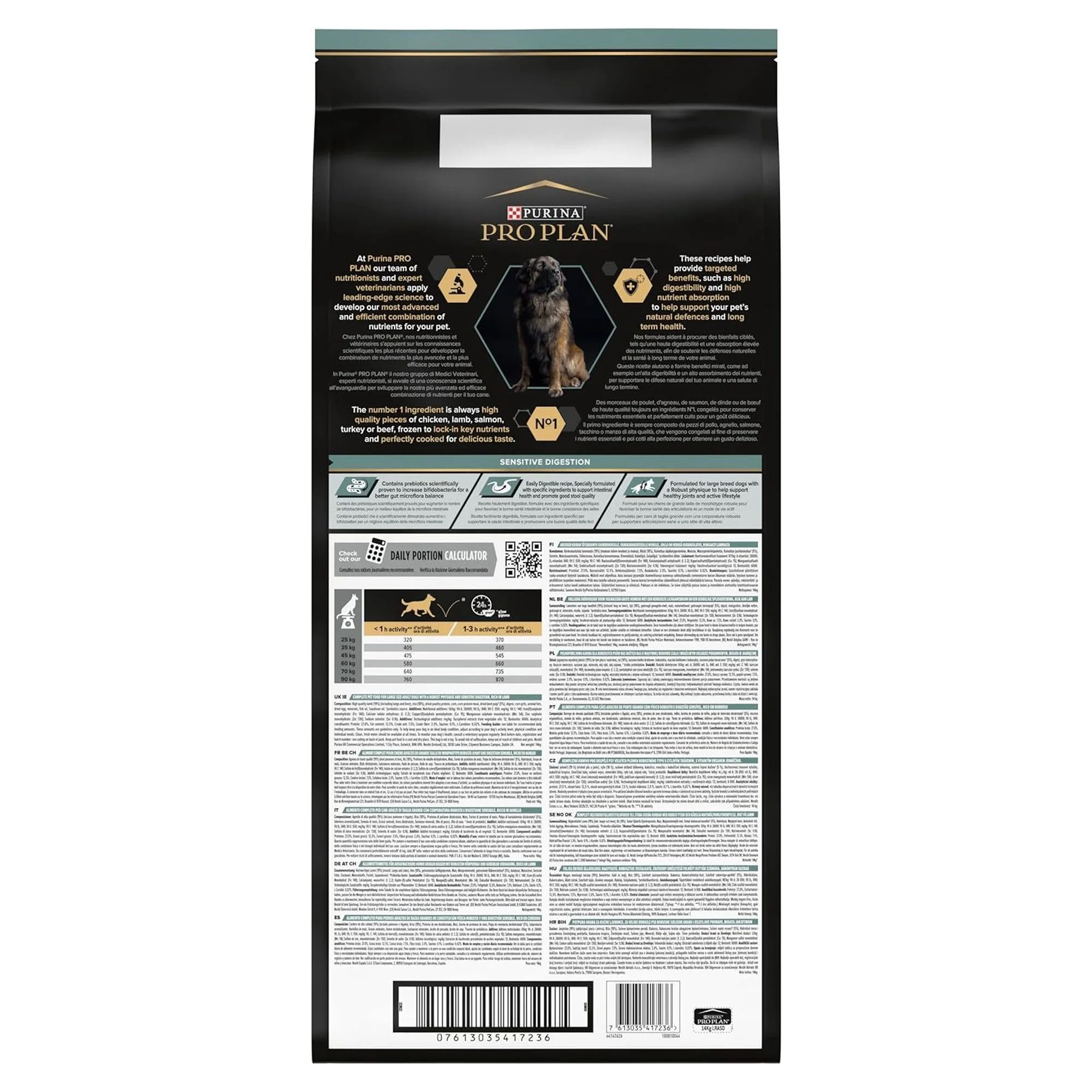 Pro Plan Pro Plan Adult  Large Sensitive Hassas Sindirim için Kuzulu Büyük Irk Yetişkin Köpek Maması 14 KG — 14.2 kg — Görsel 3
