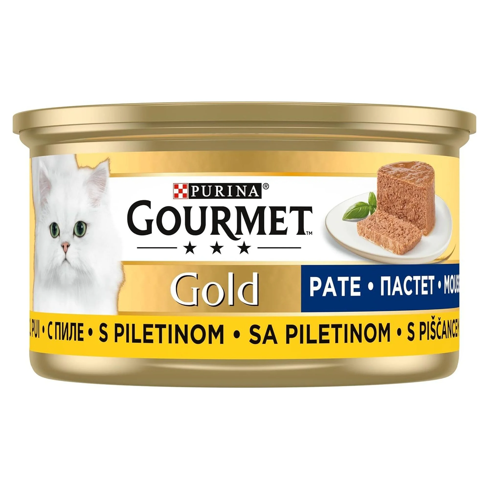 Gourmet Gold Kıyılmış Tavuk Lezzetli Yetişkin Kedi Yaş Maması 85 G